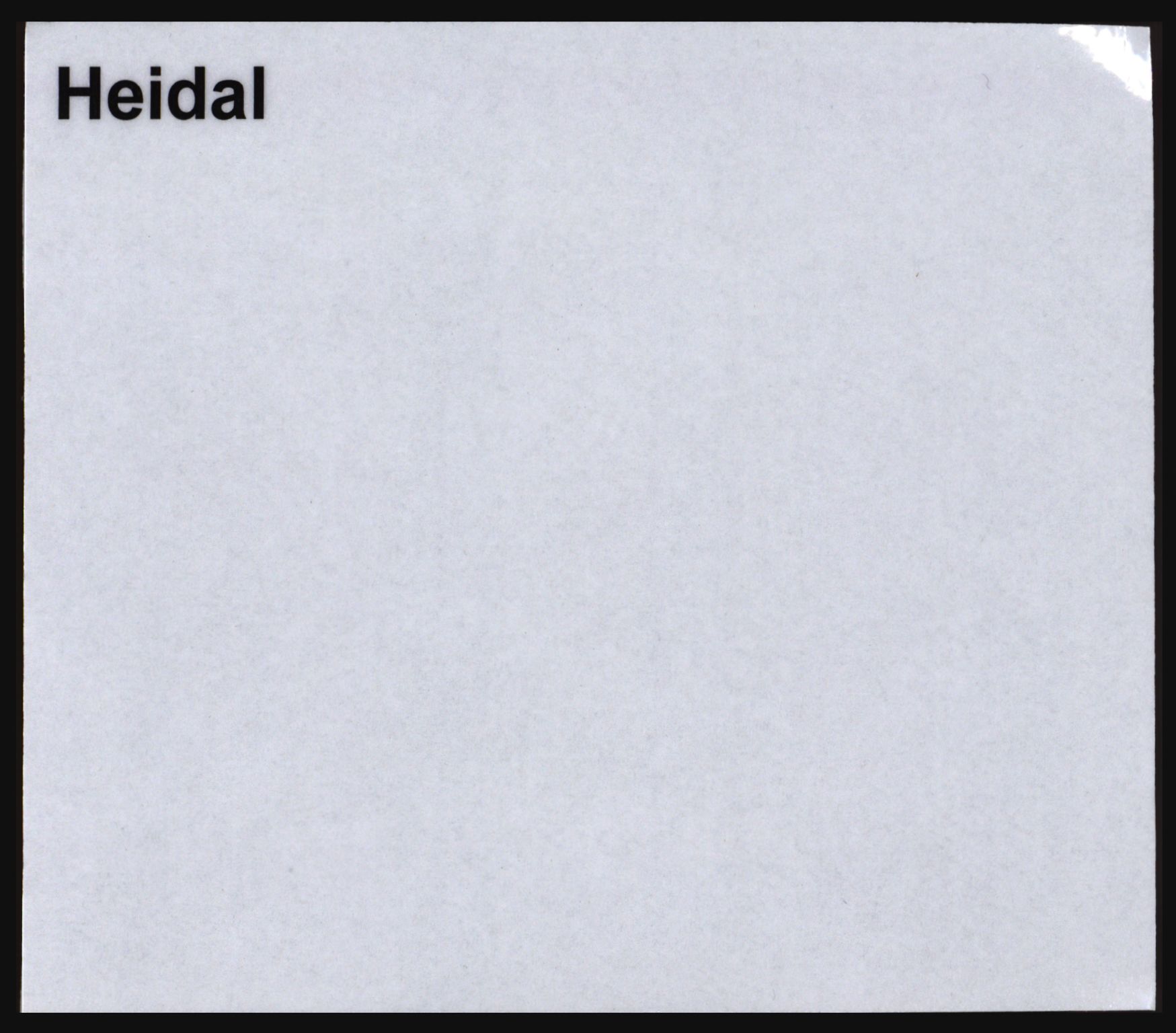 Norges Brannkasse, Sel og Heidal, AV/SAH-NBRANH-034, p. 1