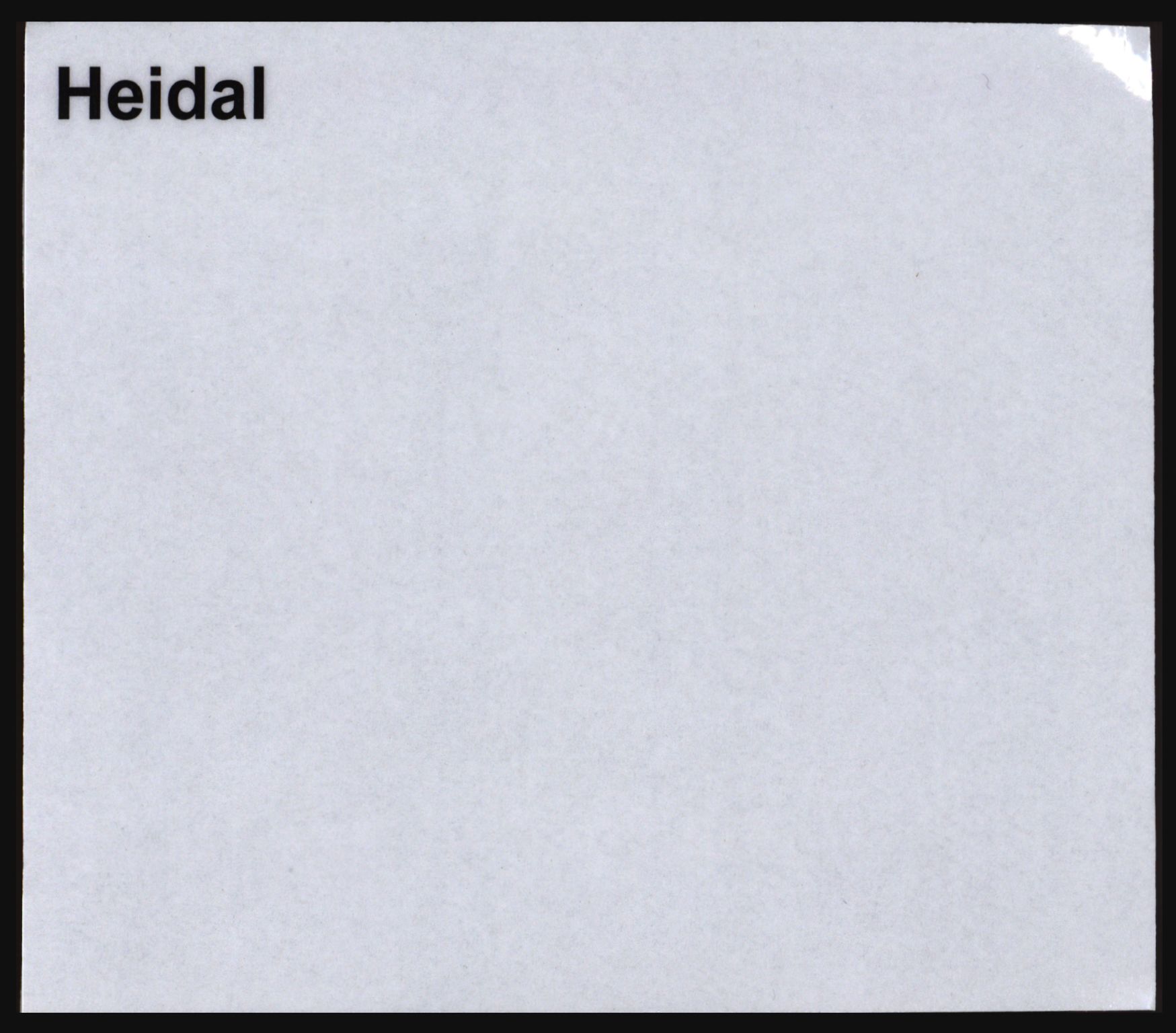 Norges Brannkasse, Sel og Heidal, AV/SAH-NBRANH-034, p. 1