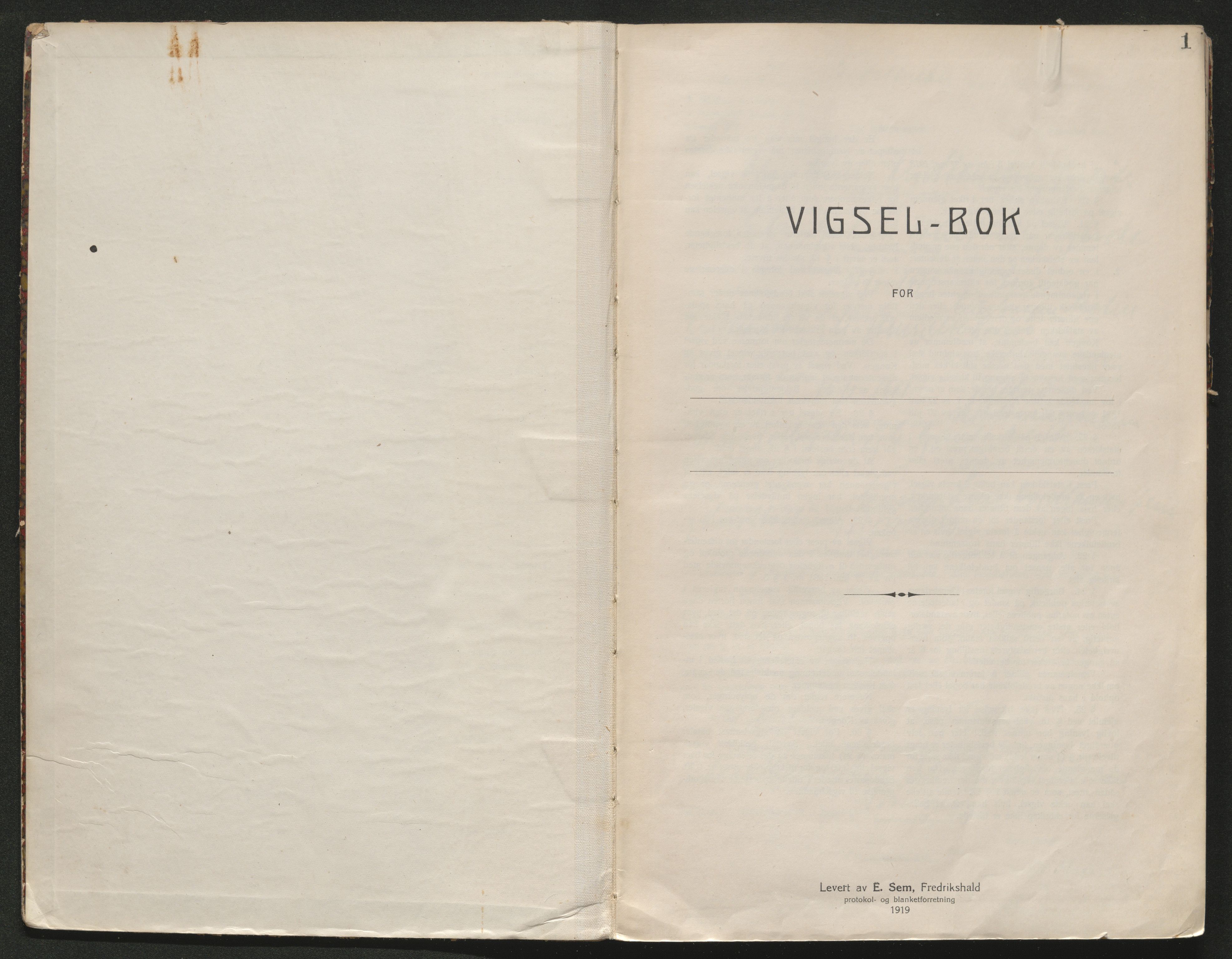 Tønsberg byfogd, AV/SAKO-A-224/L/Lb/L0003: Vigselbok, 1931-1939, p. 1