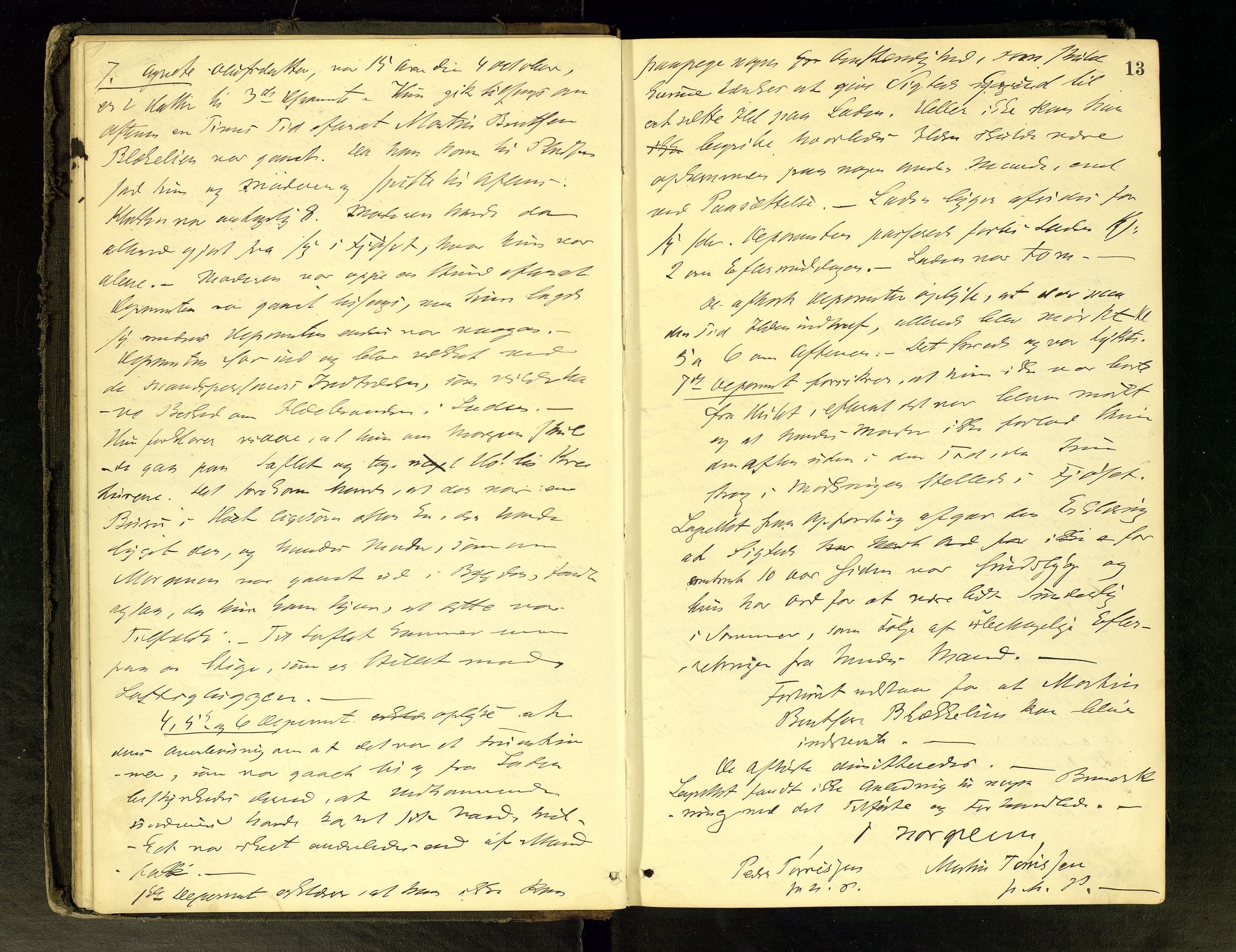 Solør tingrett, AV/SAH-TING-008/G/Gc/Gca/L0020: Ekstrarettsprotokoll, 1881-1886, p. 13