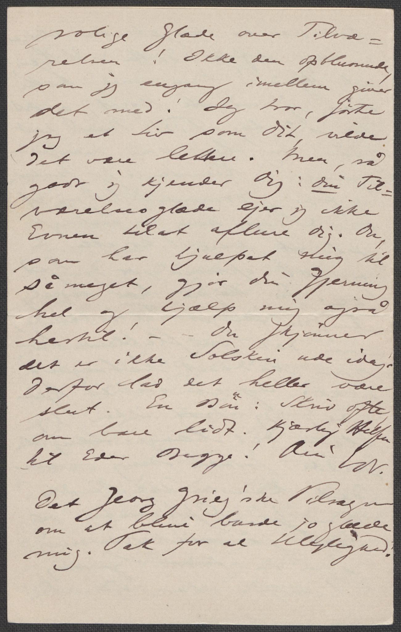 Beyer, Frants, AV/RA-PA-0132/F/L0001: Brev fra Edvard Grieg til Frantz Beyer og "En del optegnelser som kan tjene til kommentar til brevene" av Marie Beyer, 1872-1907, p. 97