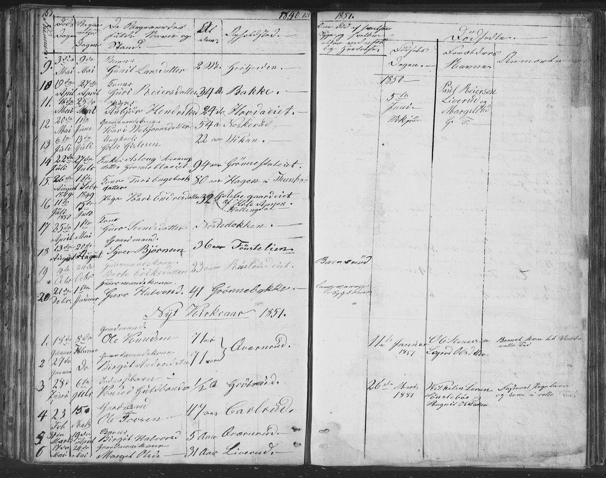 Nore kirkebøker, SAKO/A-238/F/Fc/L0002: Parish register (official) no. III 2, 1836-1861, p. 163