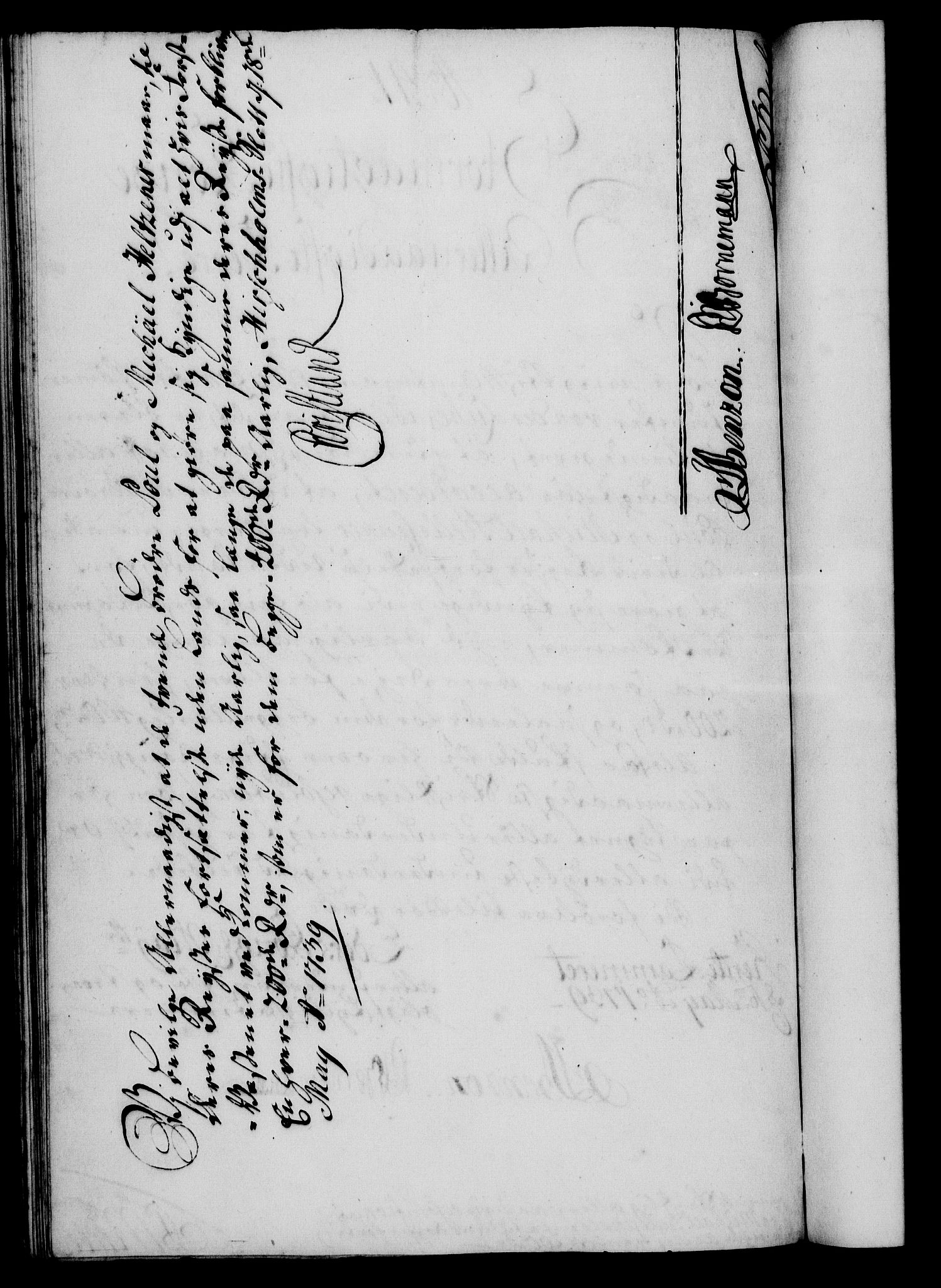 Rentekammeret, Kammerkanselliet, RA/EA-3111/G/Gf/Gfa/L0022: Norsk relasjons- og resolusjonsprotokoll (merket RK 52.22), 1739, p. 332