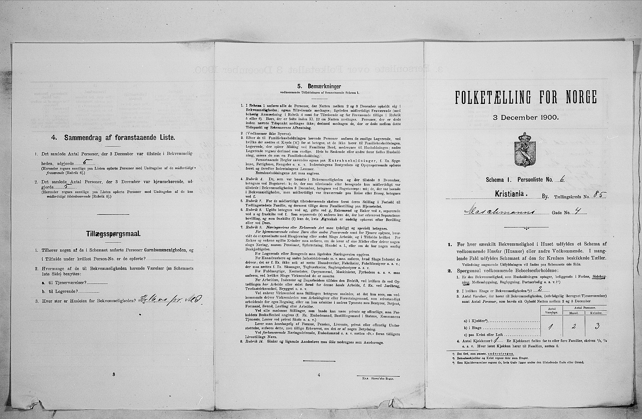 SAO, 1900 census for Kristiania, 1900, p. 58770