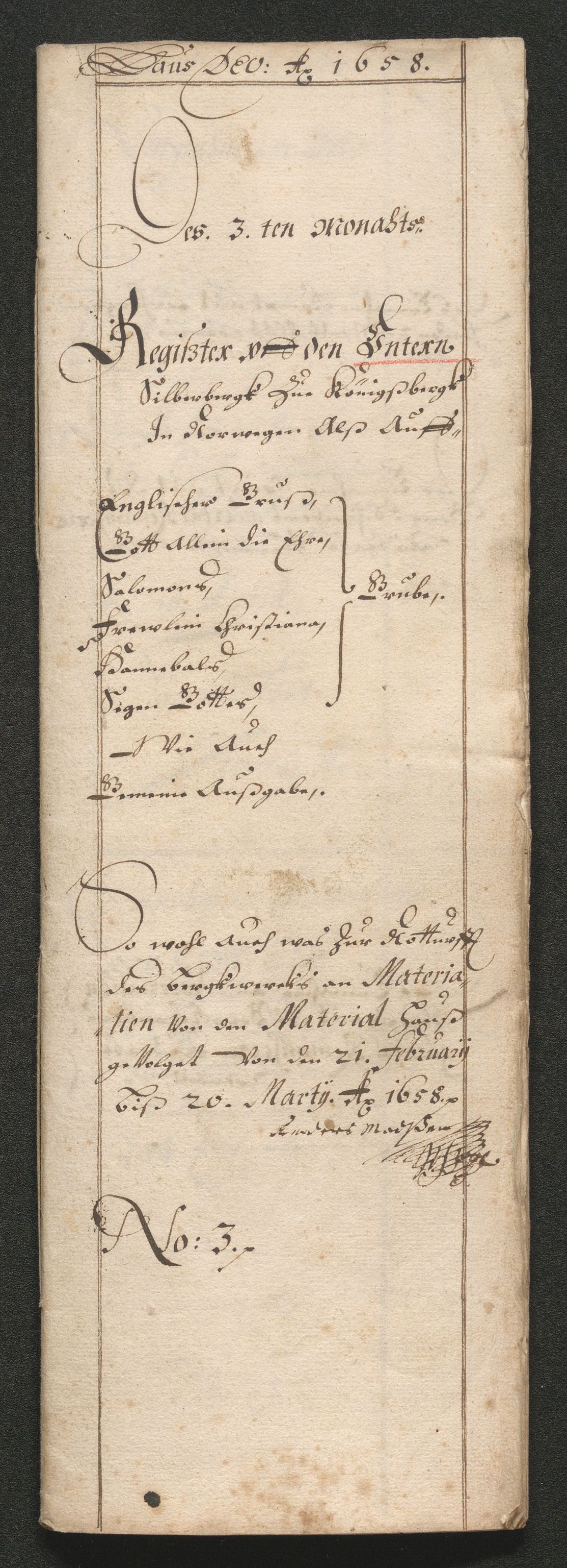 Kongsberg Sølvverk 1623-1816, SAKO/EA-3135/001/D/Dc/Dcd/L0033: Utgiftsregnskap for gruver m.m. , 1658, p. 160