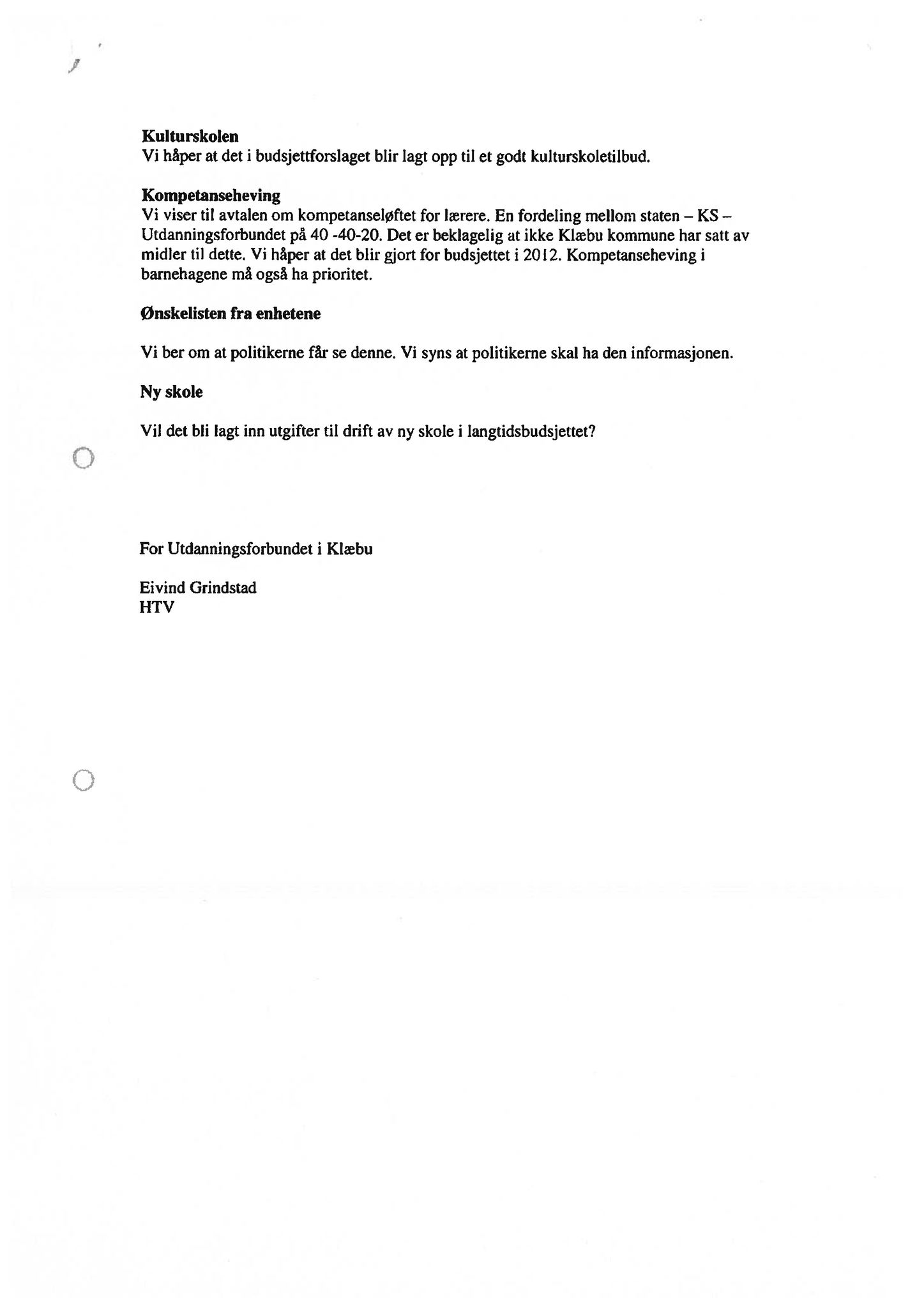 Klæbu Kommune, TRKO/KK/04-UO/L002: Utvalg for oppvekst - Møtedokumenter, 2011, p. 162