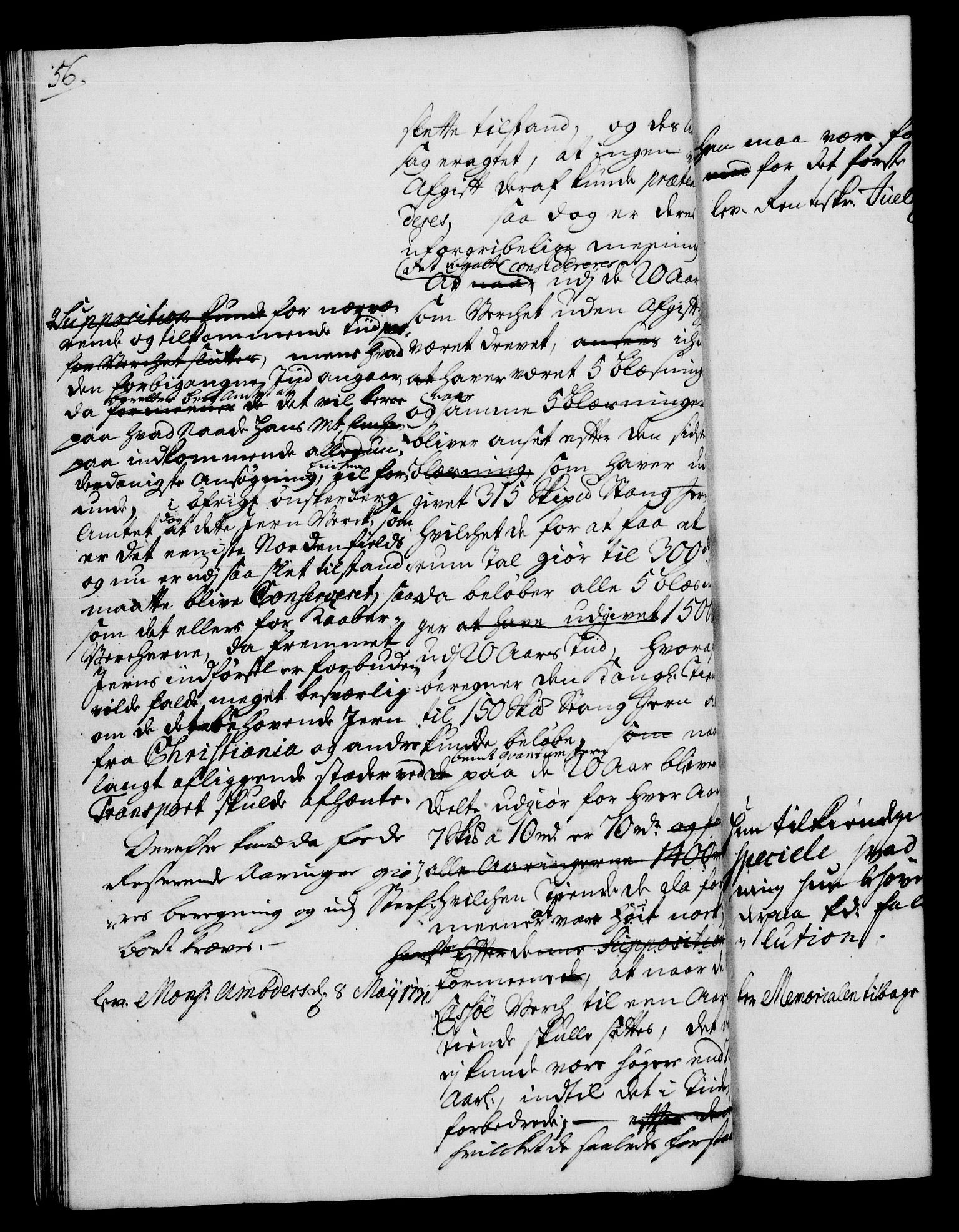 Rentekammeret, Kammerkanselliet, RA/EA-3111/G/Gh/Gha/L0013: Norsk ekstraktmemorialprotokoll (merket RK 53.58), 1731, p. 56