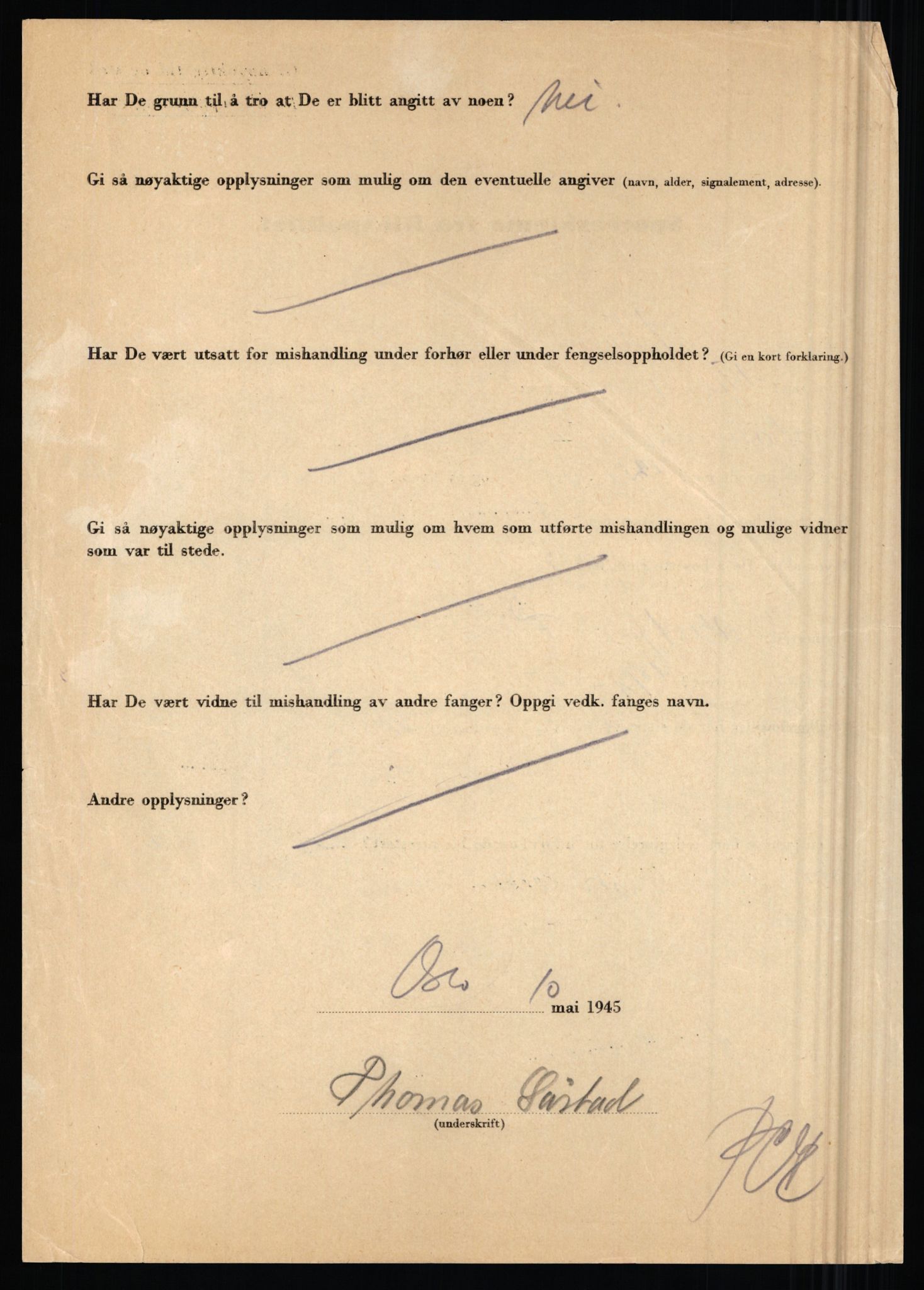Rikspolitisjefen, AV/RA-S-1560/L/L0016: Sti, Lauritz - Tettum, Karl August, 1940-1945, p. 918