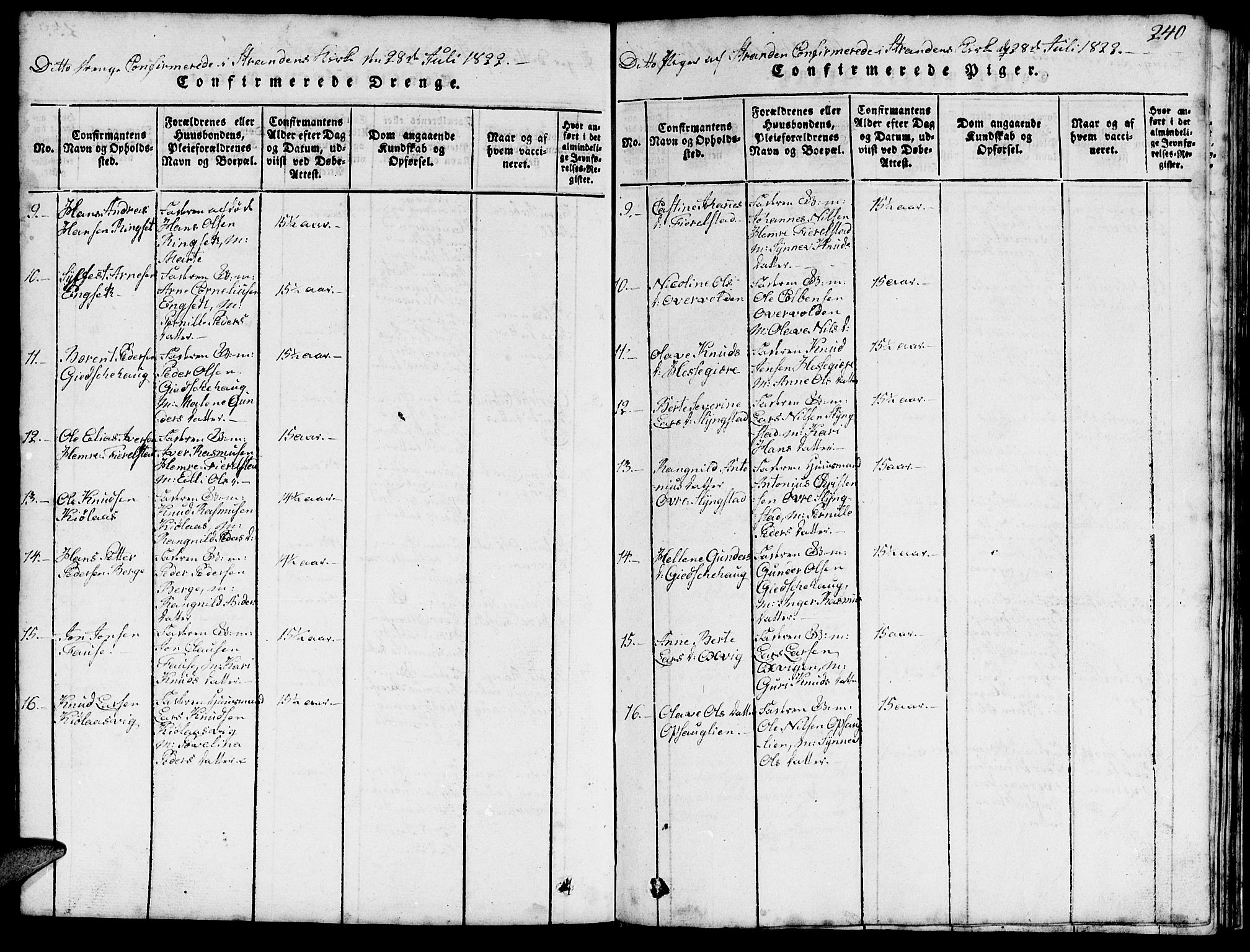 Ministerialprotokoller, klokkerbøker og fødselsregistre - Møre og Romsdal, AV/SAT-A-1454/520/L0289: Parish register (copy) no. 520C01, 1817-1837, p. 240