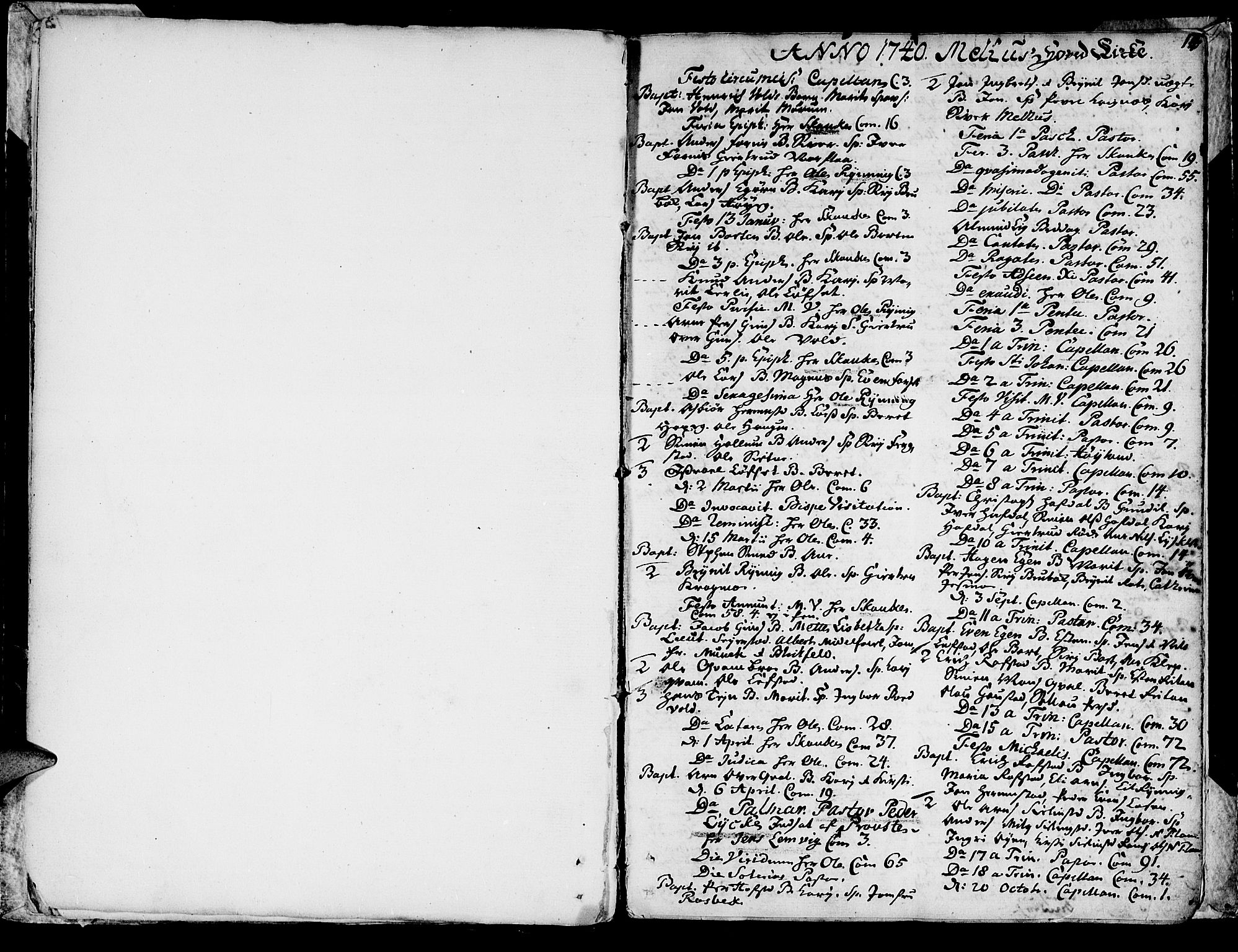 Ministerialprotokoller, klokkerbøker og fødselsregistre - Sør-Trøndelag, SAT/A-1456/691/L1057: Parish register (official) no. 691A01 /1, 1740-1767, p. 15