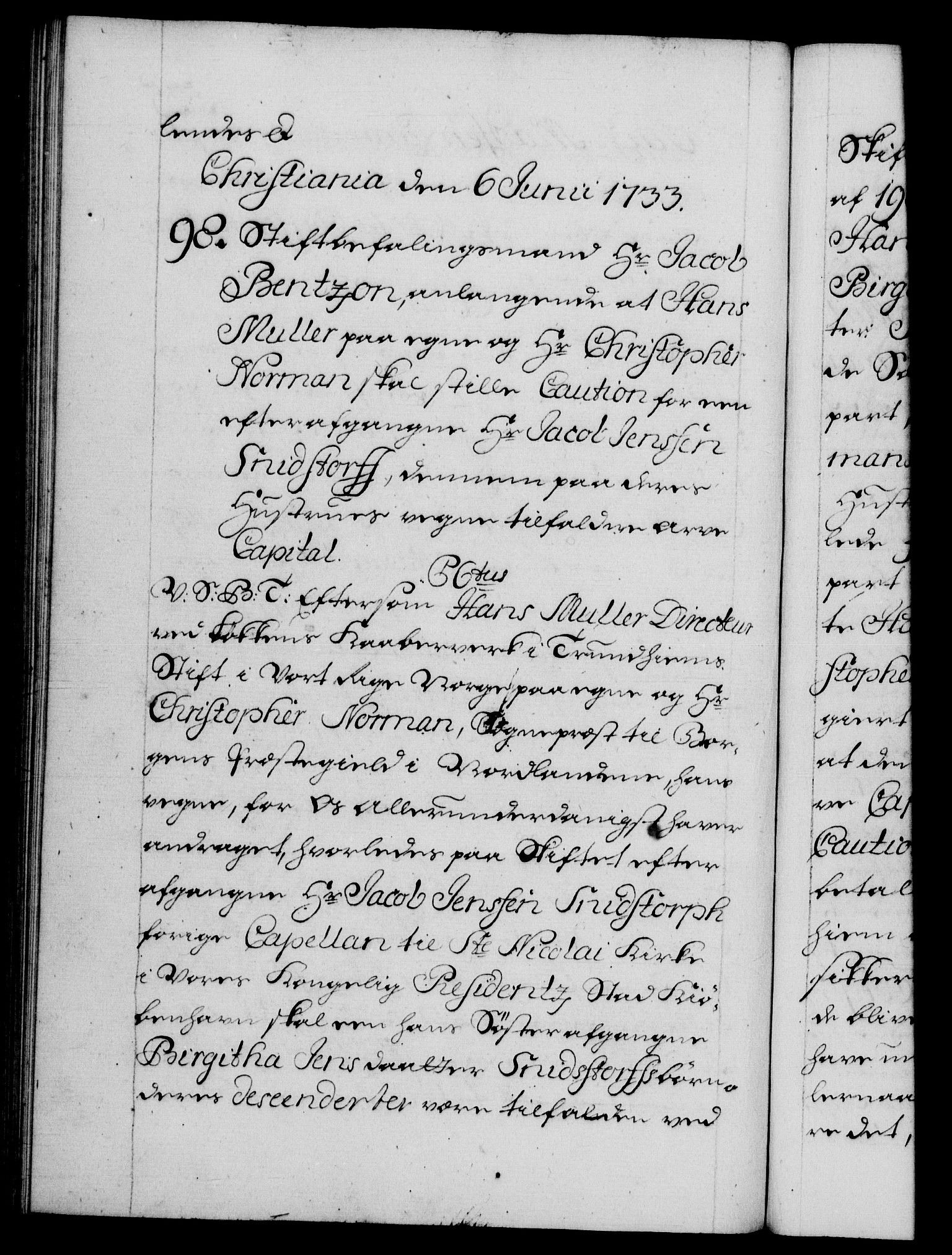 Danske Kanselli 1572-1799, AV/RA-EA-3023/F/Fc/Fca/Fcab/L0025: Norske tegnelser, 1730-1733, p. 535b