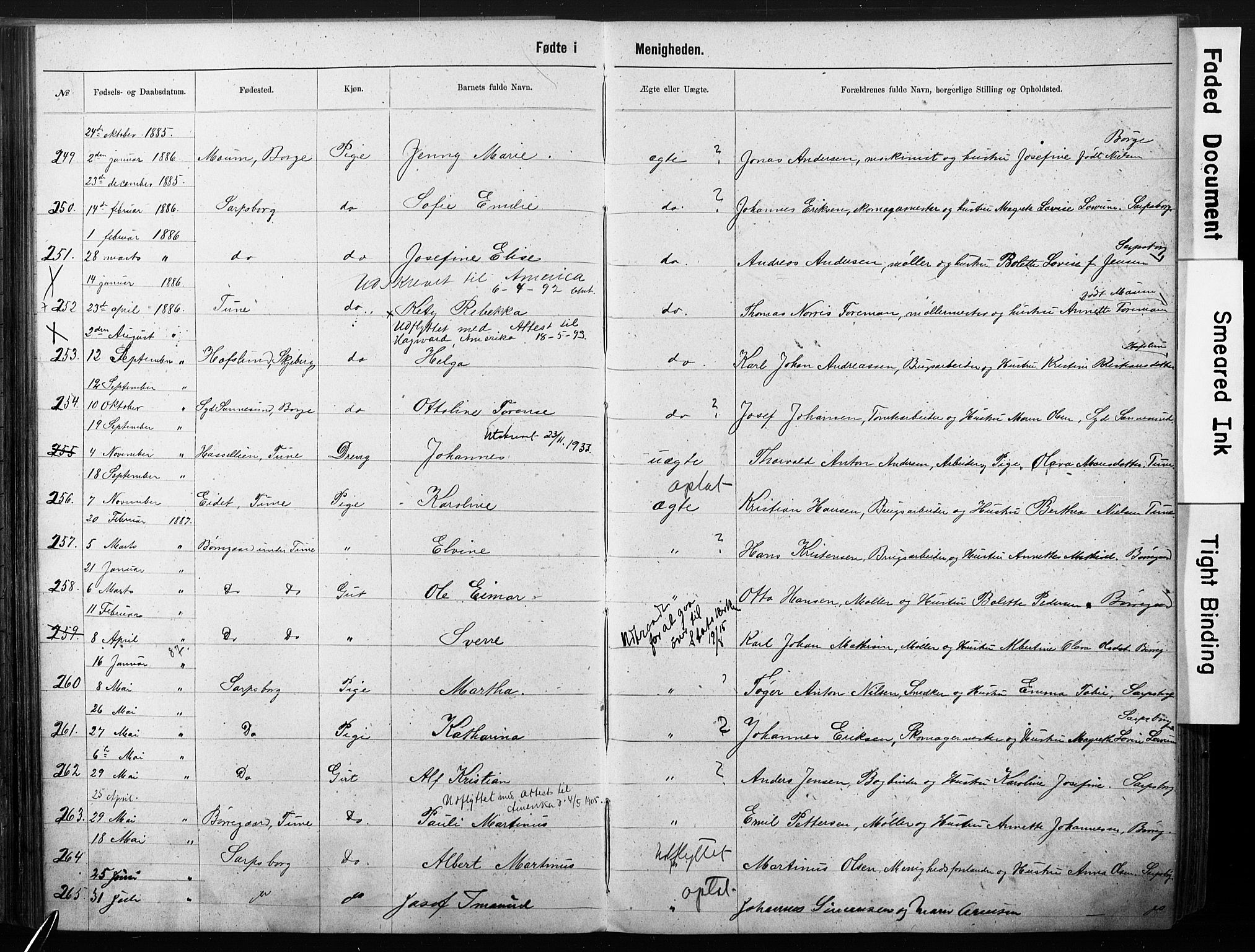 Sarpsborg metodistkirke, AV/SAO-PAO-0233/A/L0003: Dissenter register no. 3, 1856-1893