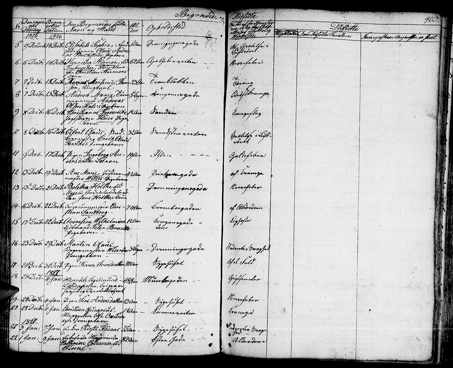 Ministerialprotokoller, klokkerbøker og fødselsregistre - Sør-Trøndelag, SAT/A-1456/601/L0045: Parish register (official) no. 601A13, 1821-1831, p. 403