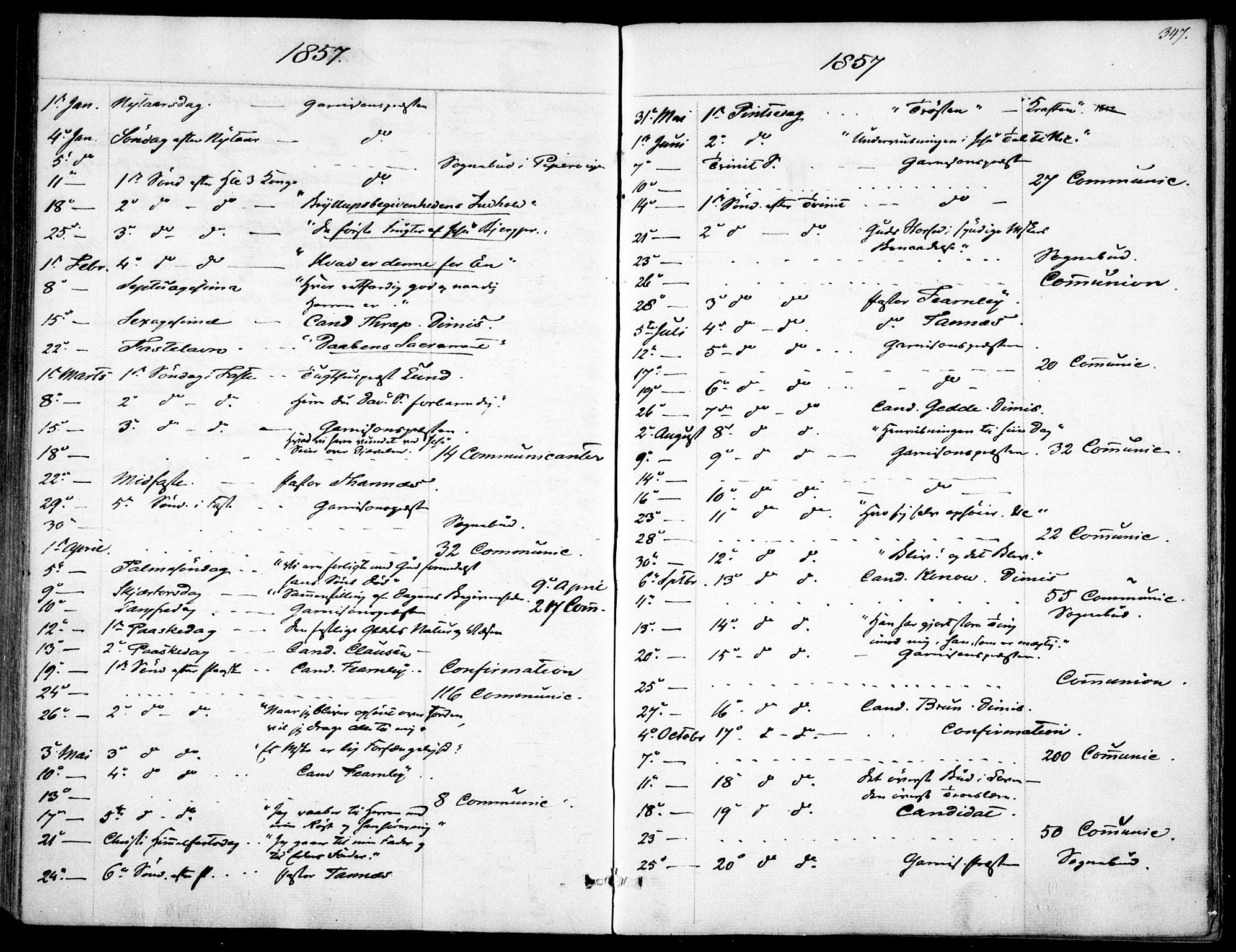 Garnisonsmenigheten Kirkebøker, AV/SAO-A-10846/F/Fa/L0009: Parish register (official) no. 9, 1842-1859, p. 347