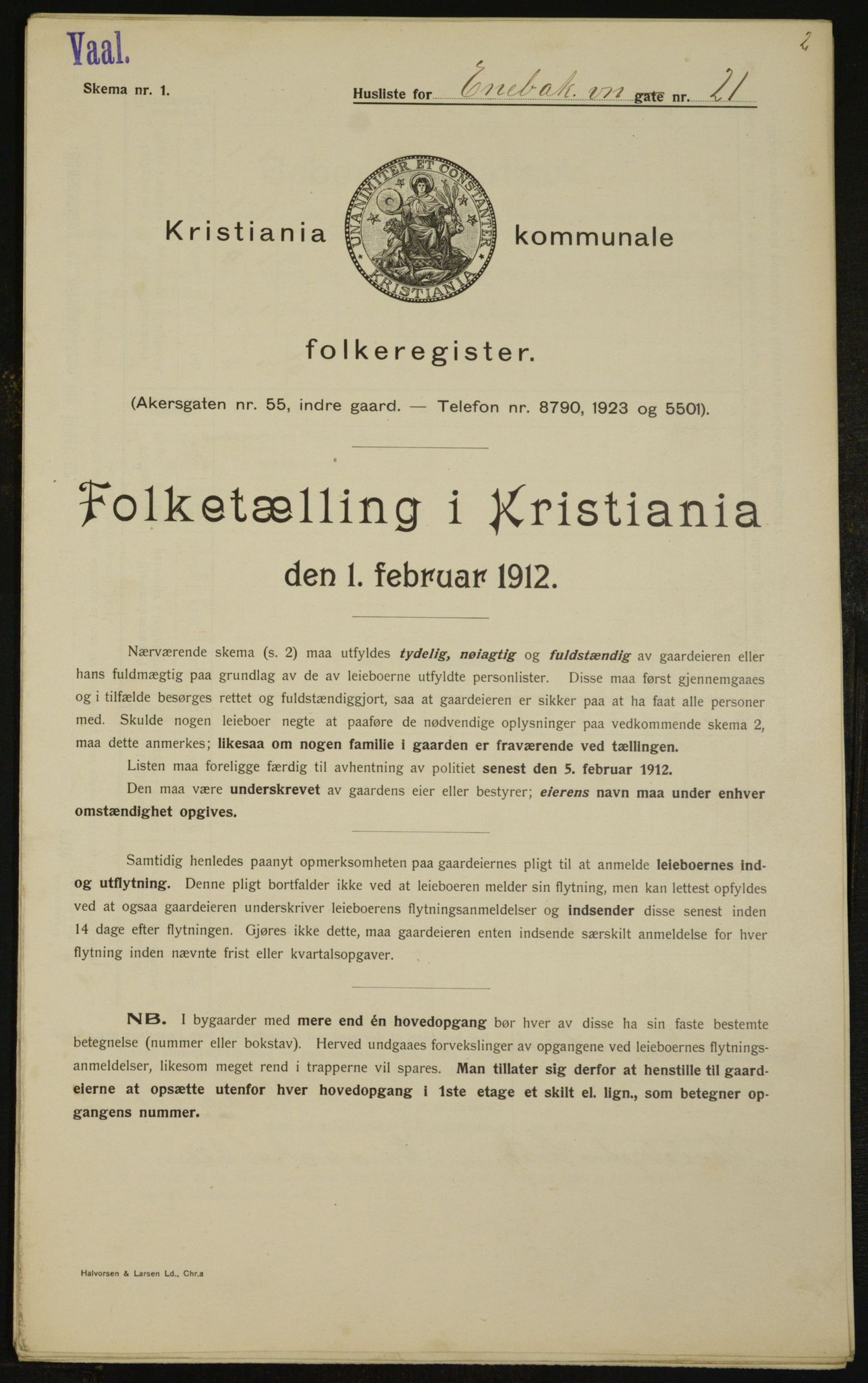 OBA, Municipal Census 1912 for Kristiania, 1912, p. 21102