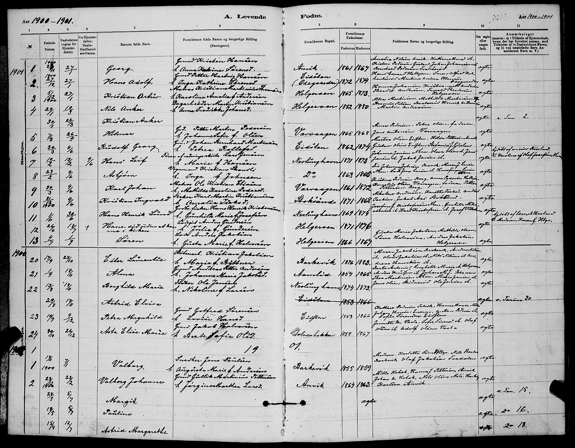 Brunlanes kirkebøker, AV/SAKO-A-342/G/Gb/L0002: Parish register (copy) no. II 2, 1878-1902