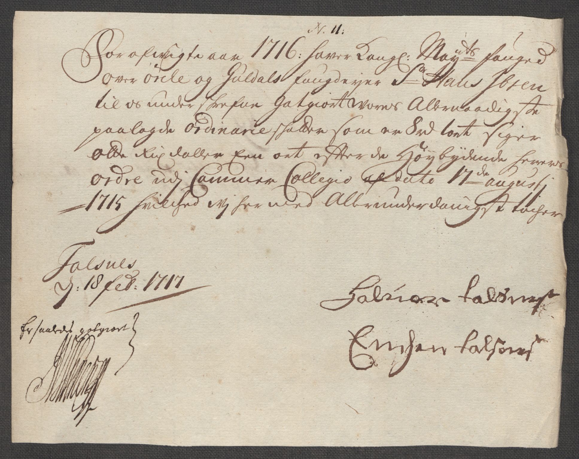 Rentekammeret inntil 1814, Reviderte regnskaper, Fogderegnskap, AV/RA-EA-4092/R60/L3968: Fogderegnskap Orkdal og Gauldal, 1716, p. 233