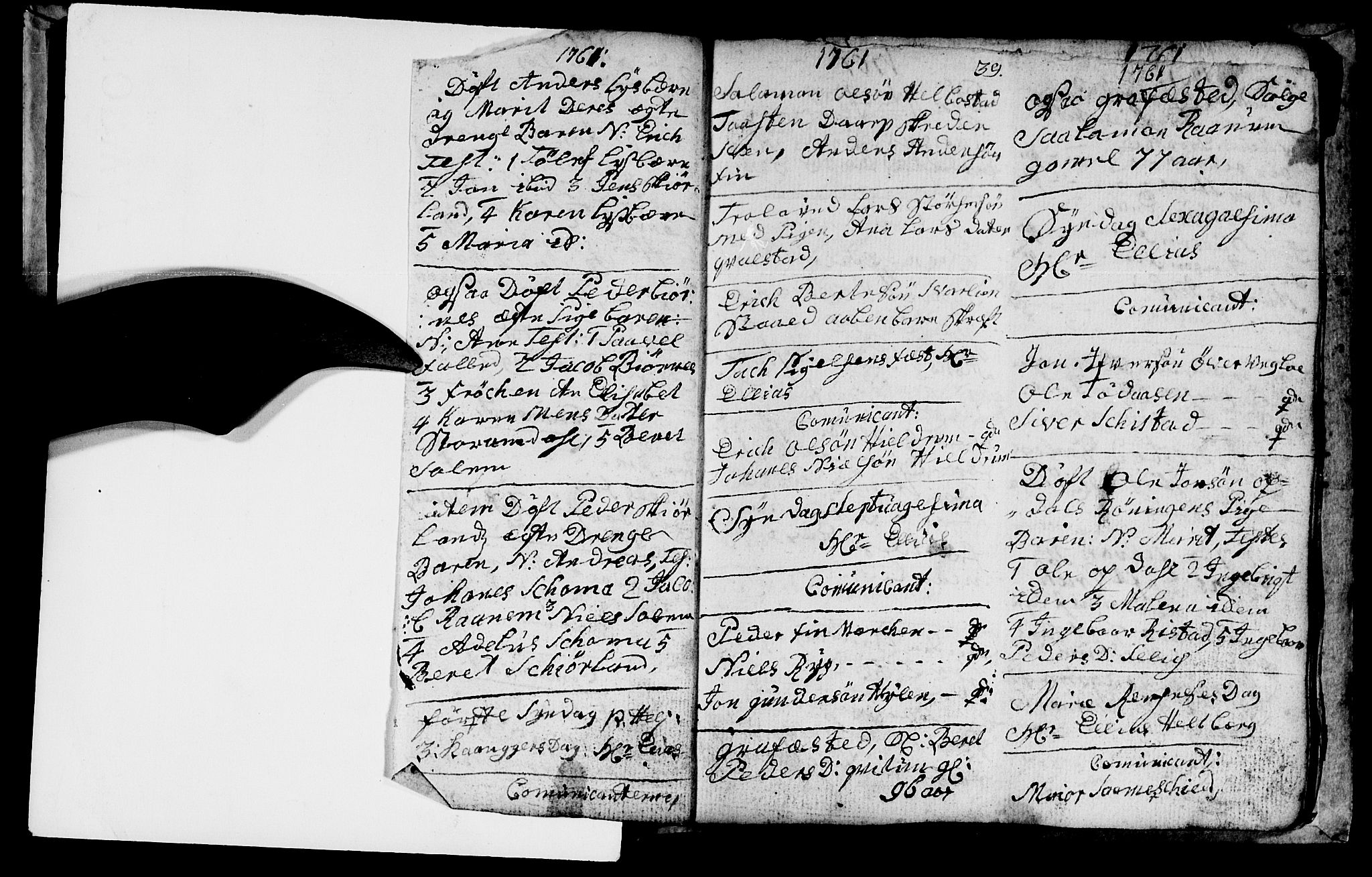 Ministerialprotokoller, klokkerbøker og fødselsregistre - Nord-Trøndelag, SAT/A-1458/764/L0543: Parish register (official) no. 764A03, 1758-1765, p. 39