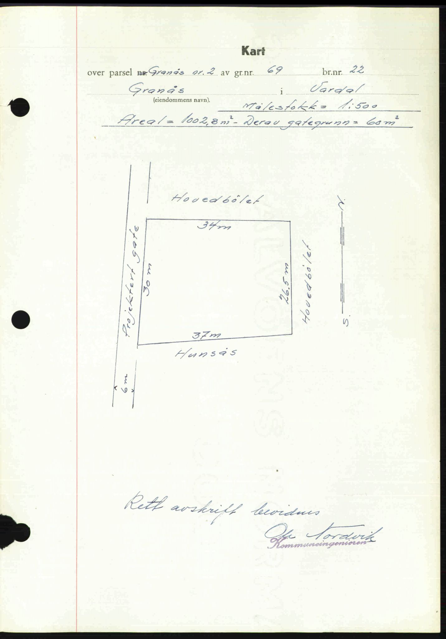 Toten tingrett, SAH/TING-006/H/Hb/Hbc/L0020: Mortgage book no. Hbc-20, 1948-1948, Diary no: : 3012/1948