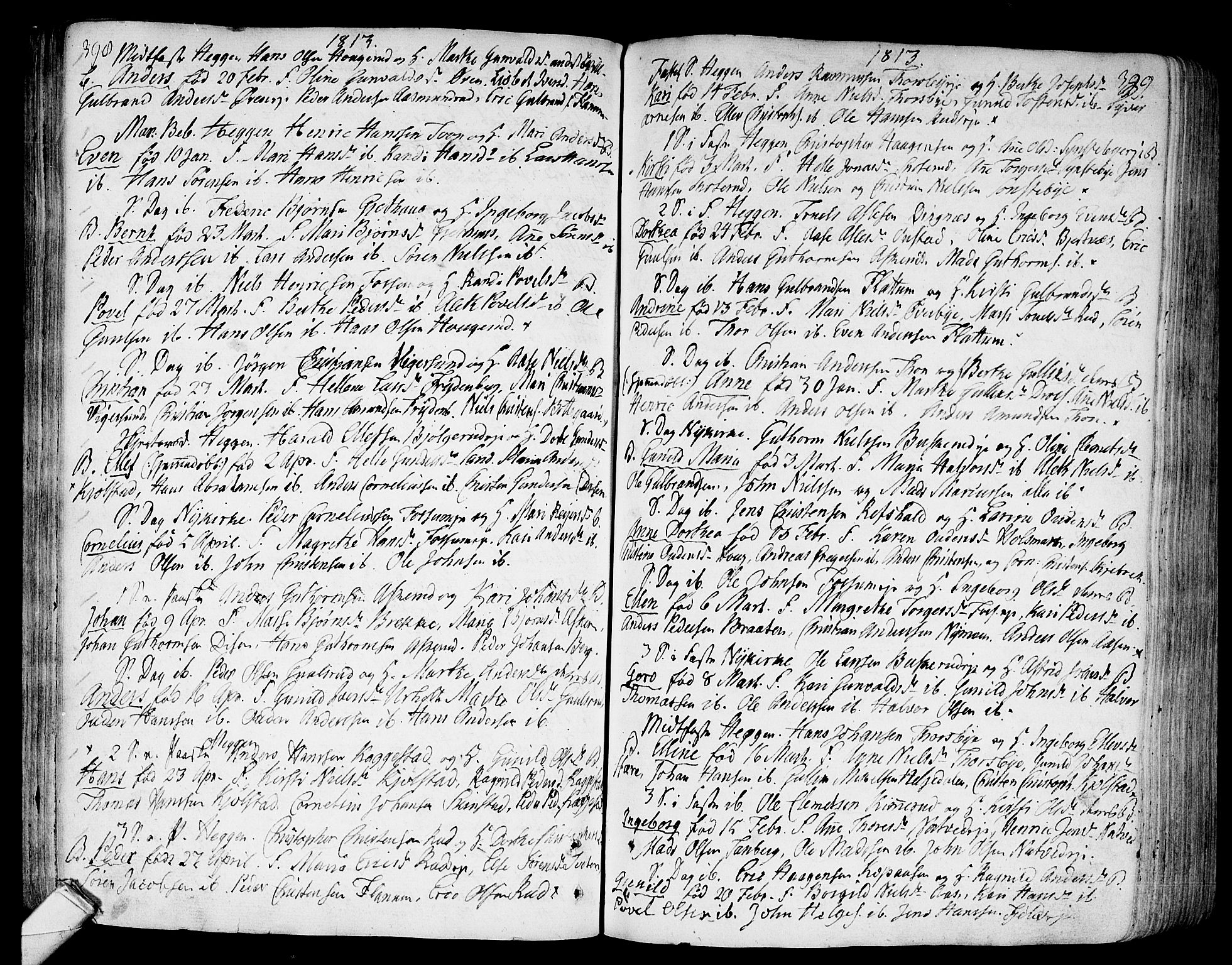 Modum kirkebøker, AV/SAKO-A-234/F/Fa/L0003: Parish register (official) no. 3, 1783-1819, p. 398-399