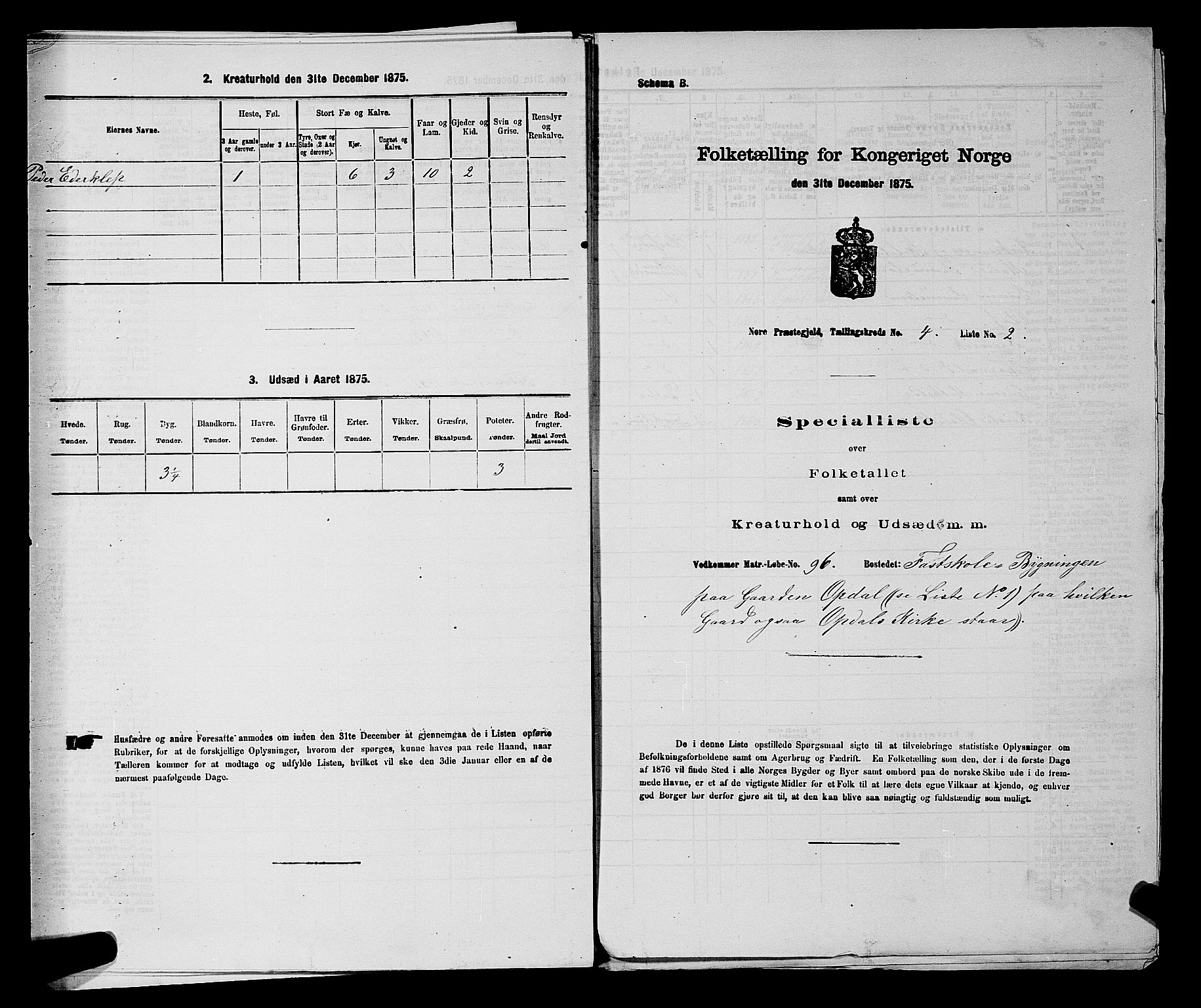 SAKO, 1875 census for 0633P Nore, 1875, p. 616