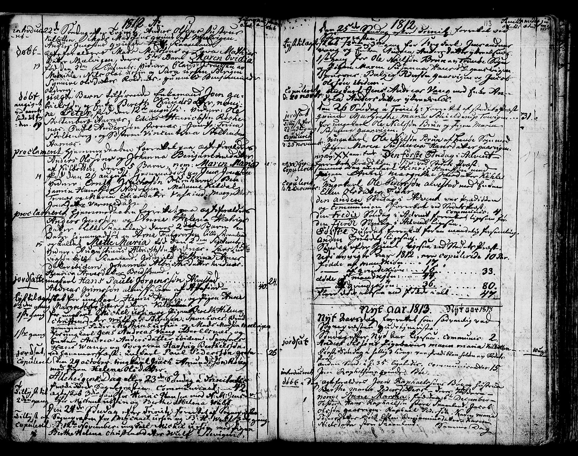 Trondenes sokneprestkontor, SATØ/S-1319/H/Ha/L0005kirke: Parish register (official) no. 5, 1804-1820, p. 112-113