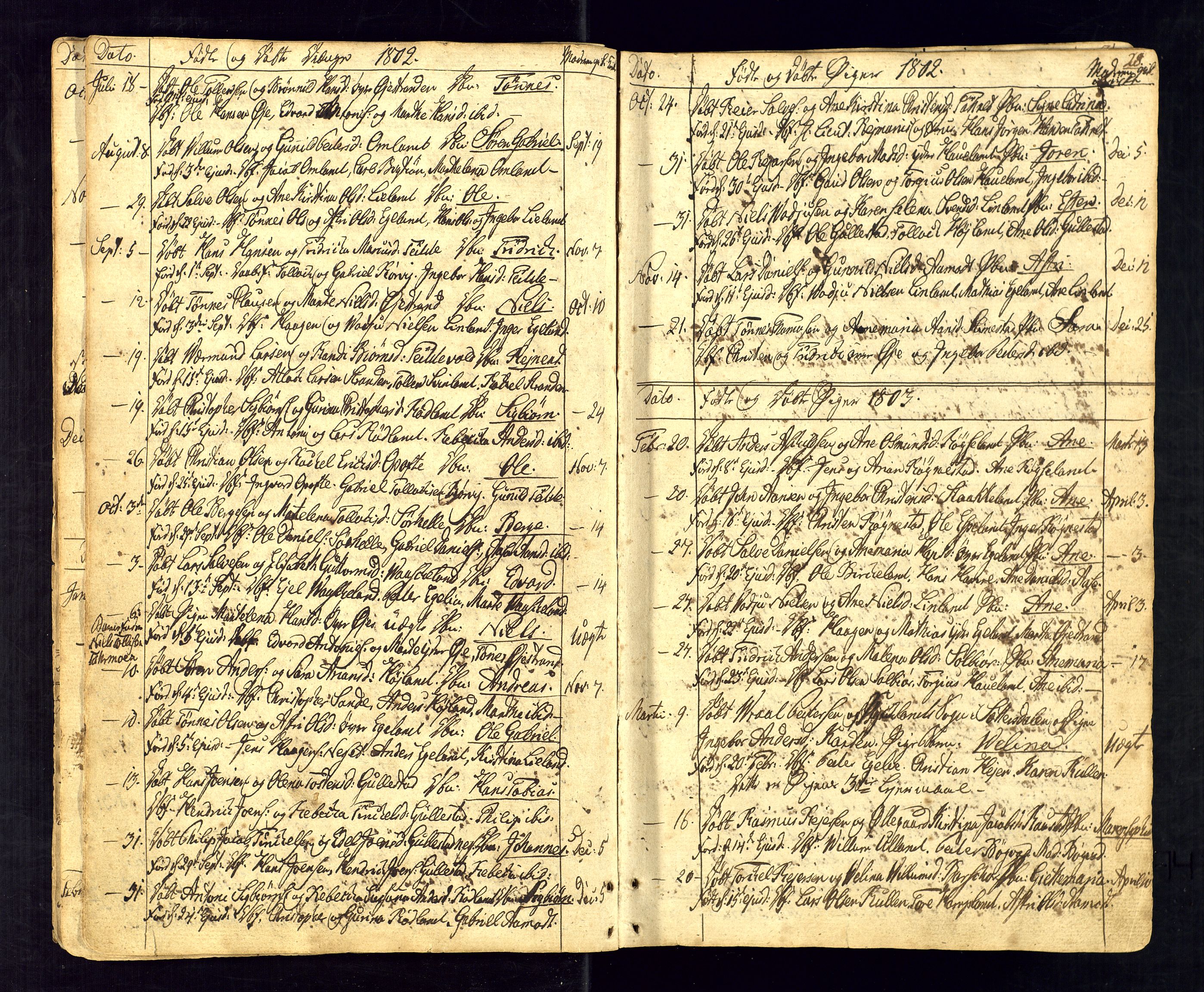 Kvinesdal sokneprestkontor, AV/SAK-1111-0026/F/Fa/Fab/L0002: Parish register (official) no. A 2, 1789-1815, p. 28