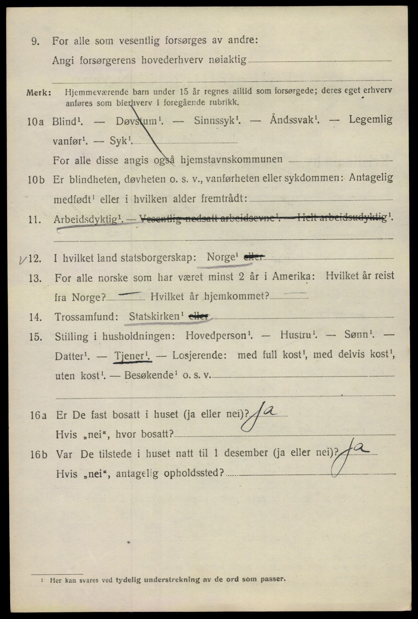 SAO, 1920 census for Kristiania, 1920, p. 163536