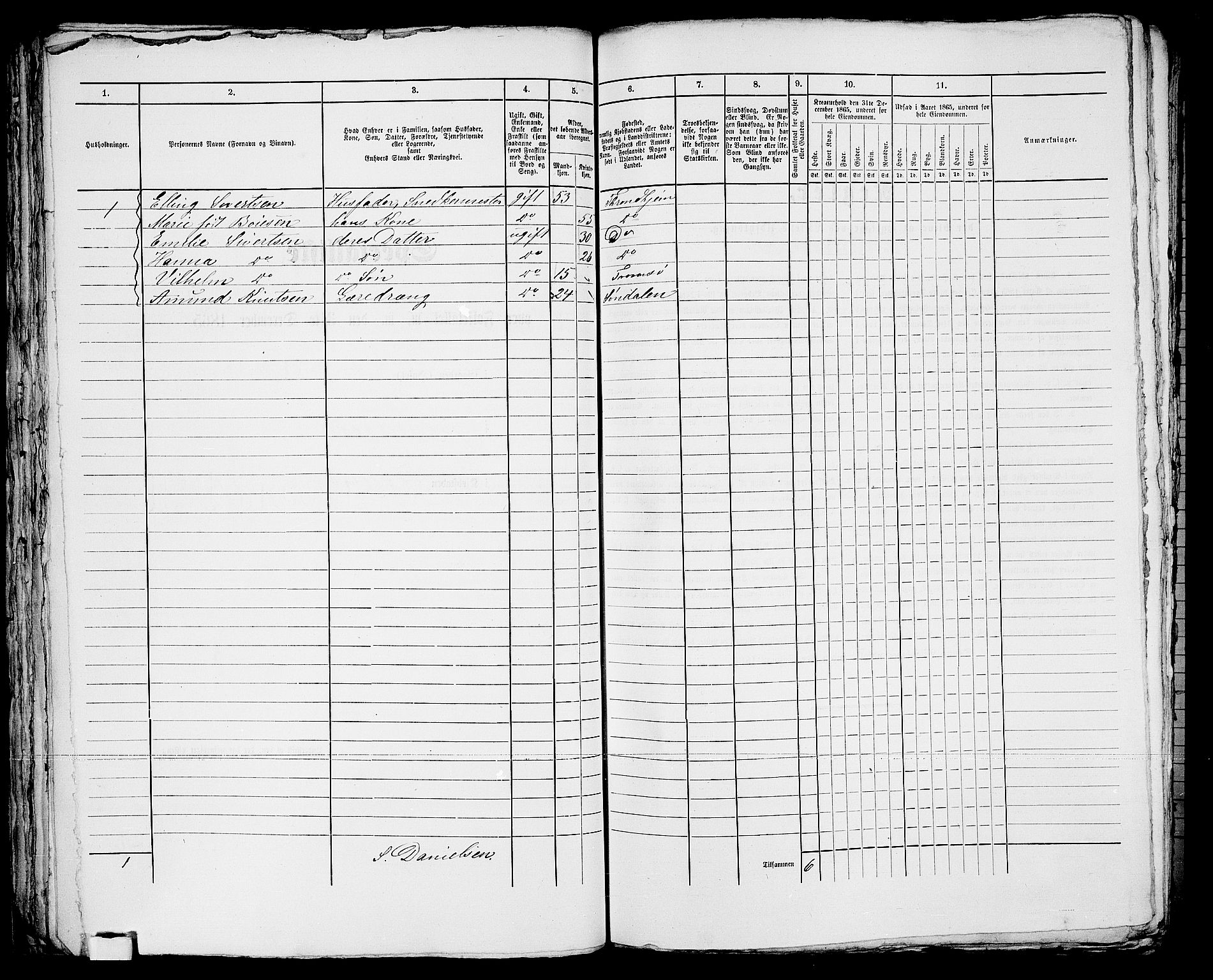 RA, 1865 census for Tromsø, 1865, p. 473