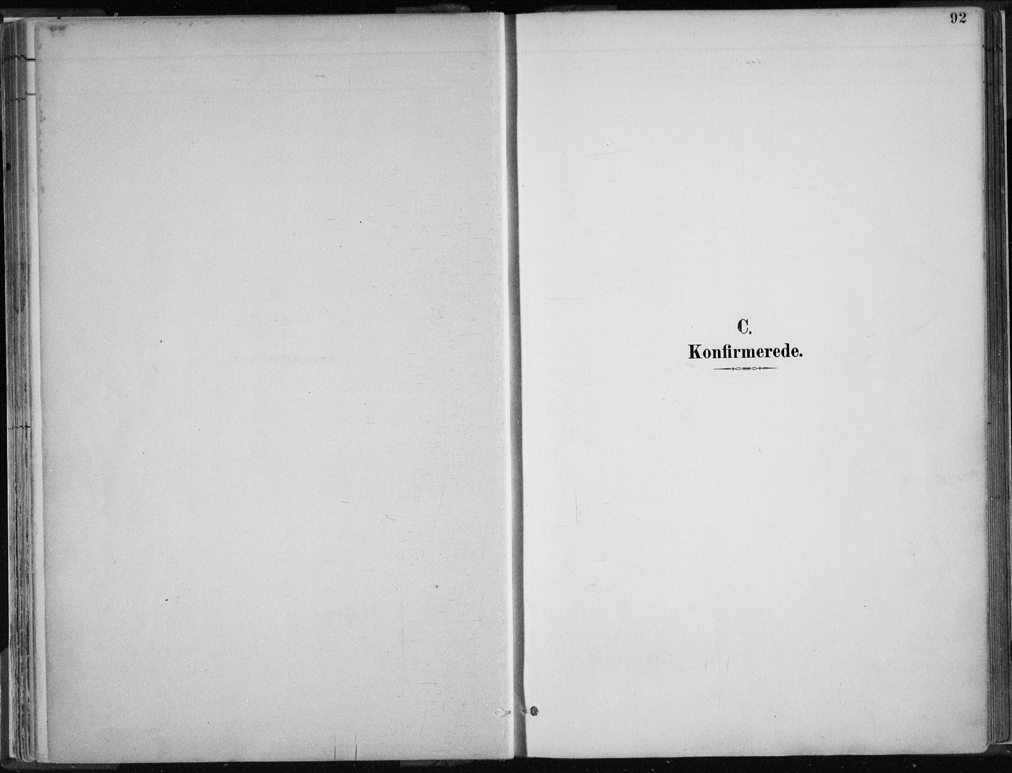 Strandebarm sokneprestembete, AV/SAB-A-78401/H/Haa: Parish register (official) no. B  1, 1886-1908, p. 92