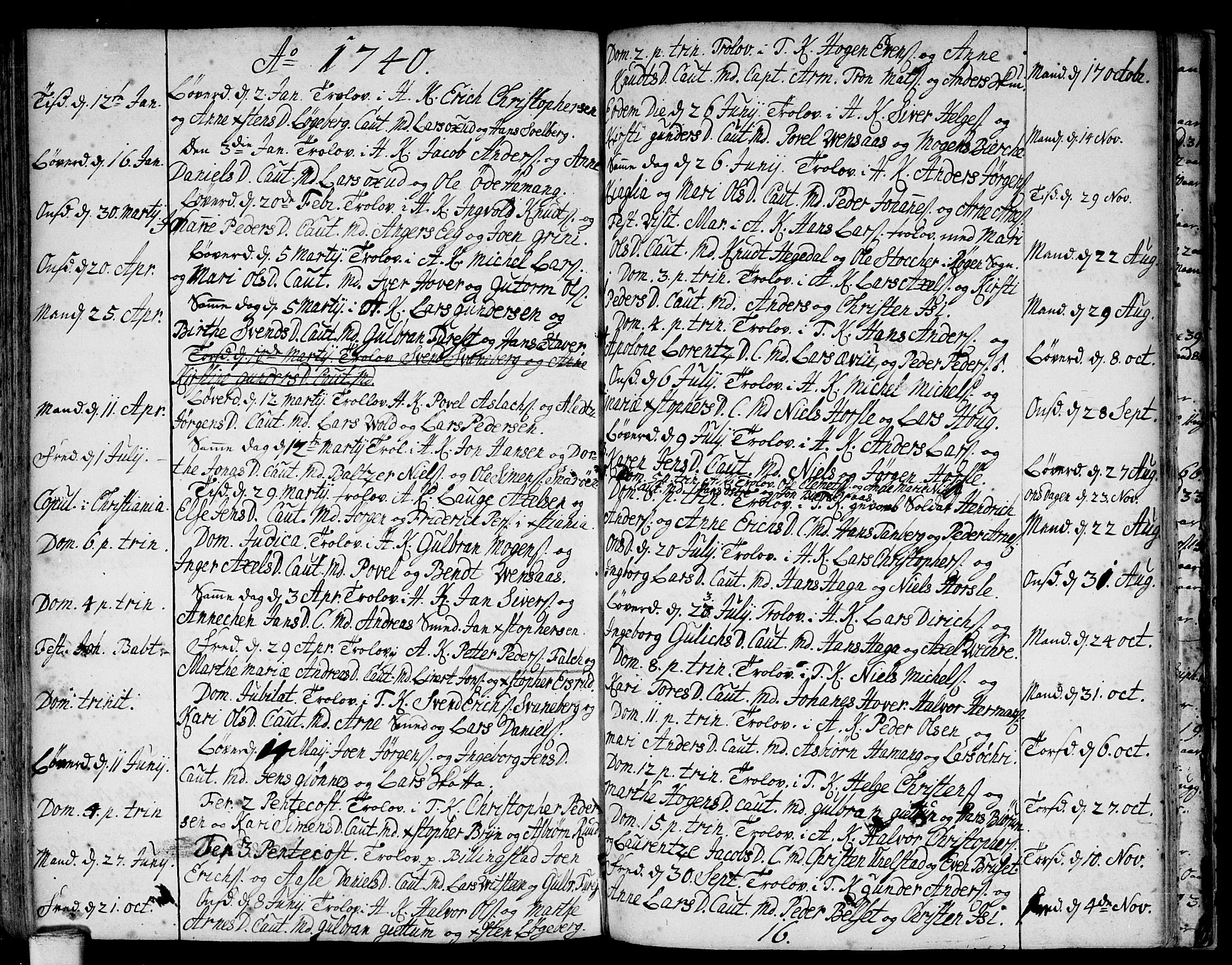 Asker prestekontor Kirkebøker, SAO/A-10256a/F/Fa/L0001: Parish register (official) no. I 1, 1726-1744, p. 91