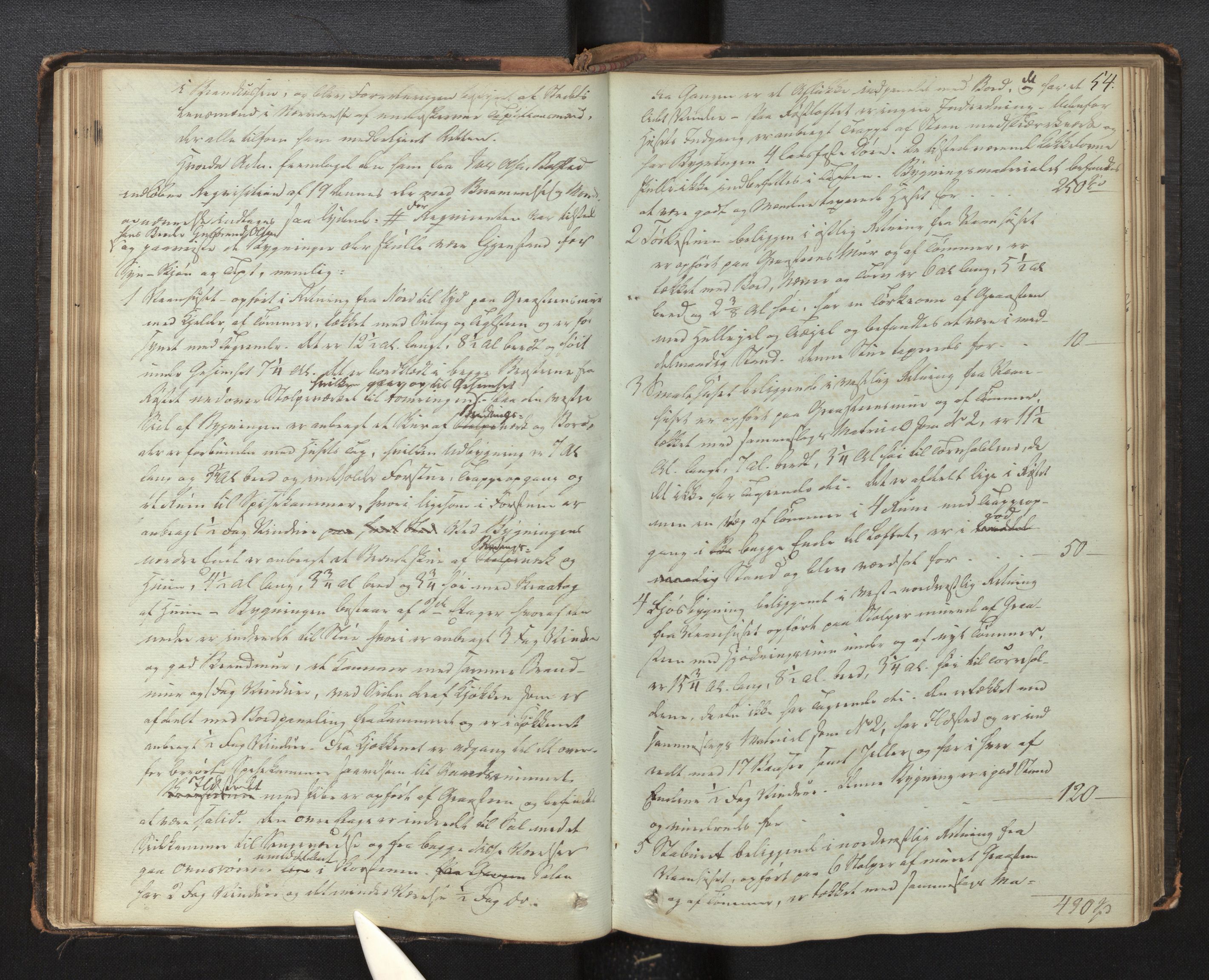 Lensmannen i Luster, AV/SAB-A-29301/0012/L0002: Branntakstprotokoll, 1846-1868, p. 53b-54a