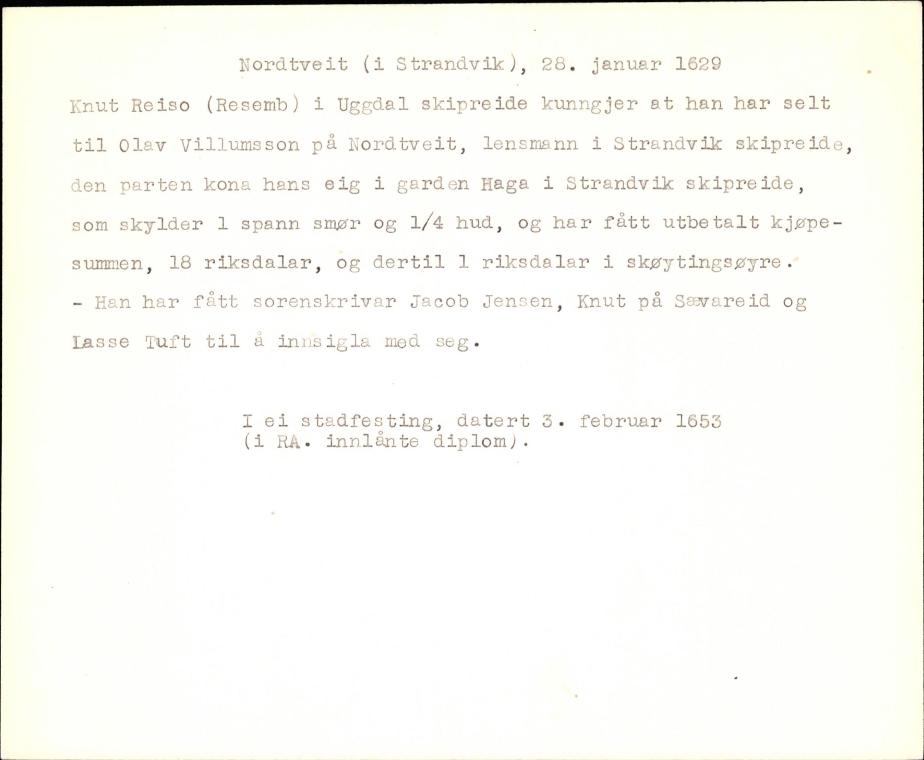 Riksarkivets diplomsamling, AV/RA-EA-5965/F35/F35d/L0003: Innlånte diplomer, seddelregister, 1621-1642, p. 231