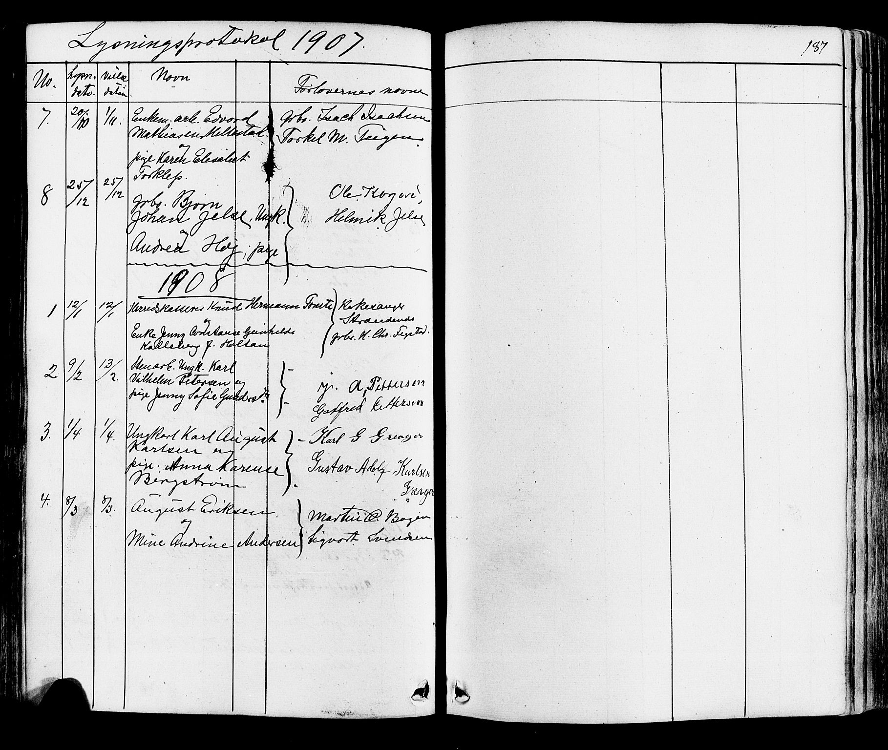 Botne kirkebøker, AV/SAKO-A-340/F/Fa/L0006: Parish register (official) no. I 6, 1836-1877, p. 187