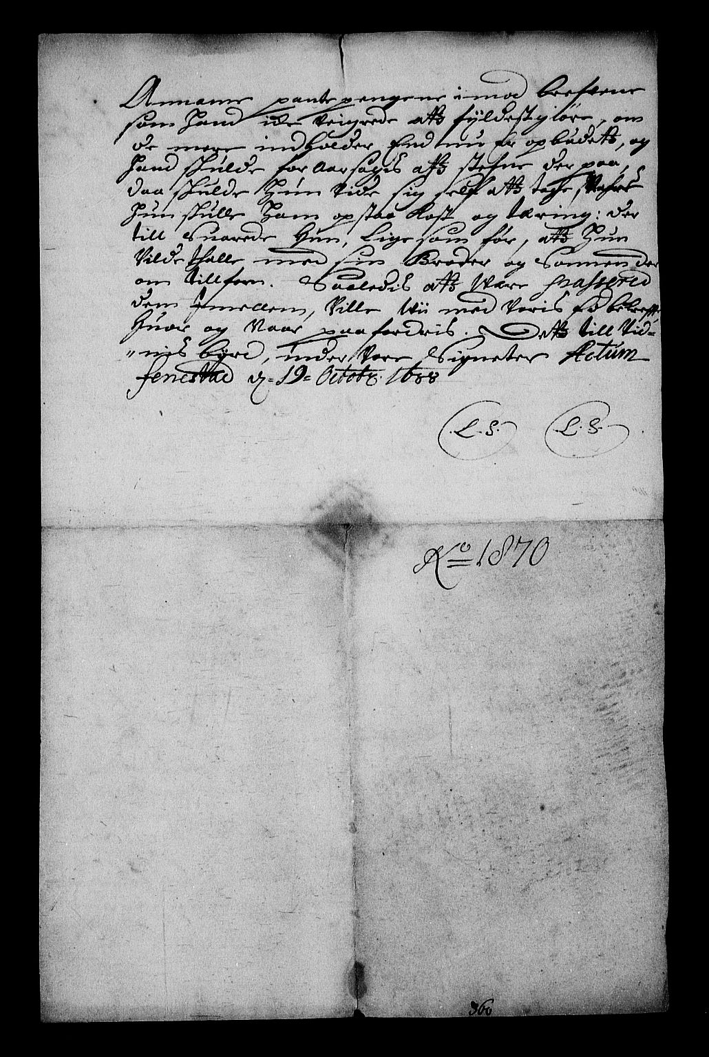 Stattholderembetet 1572-1771, RA/EA-2870/Af/L0002: Avskrifter av vedlegg til originale supplikker, nummerert i samsvar med supplikkbøkene, 1687-1689, p. 235