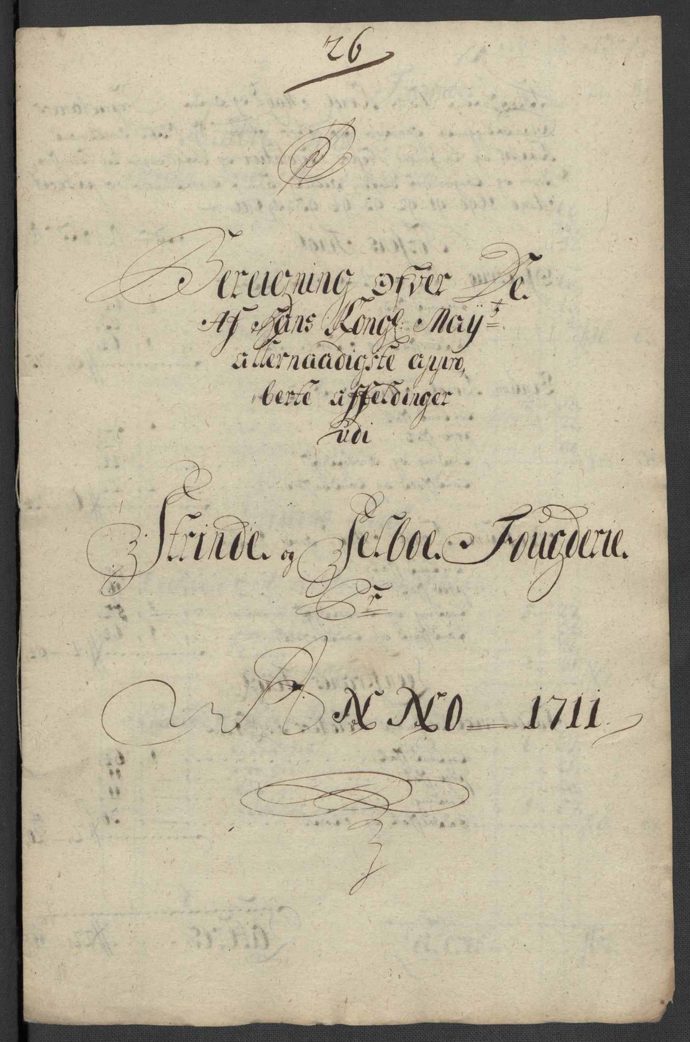 Rentekammeret inntil 1814, Reviderte regnskaper, Fogderegnskap, RA/EA-4092/R61/L4112: Fogderegnskap Strinda og Selbu, 1711, p. 197