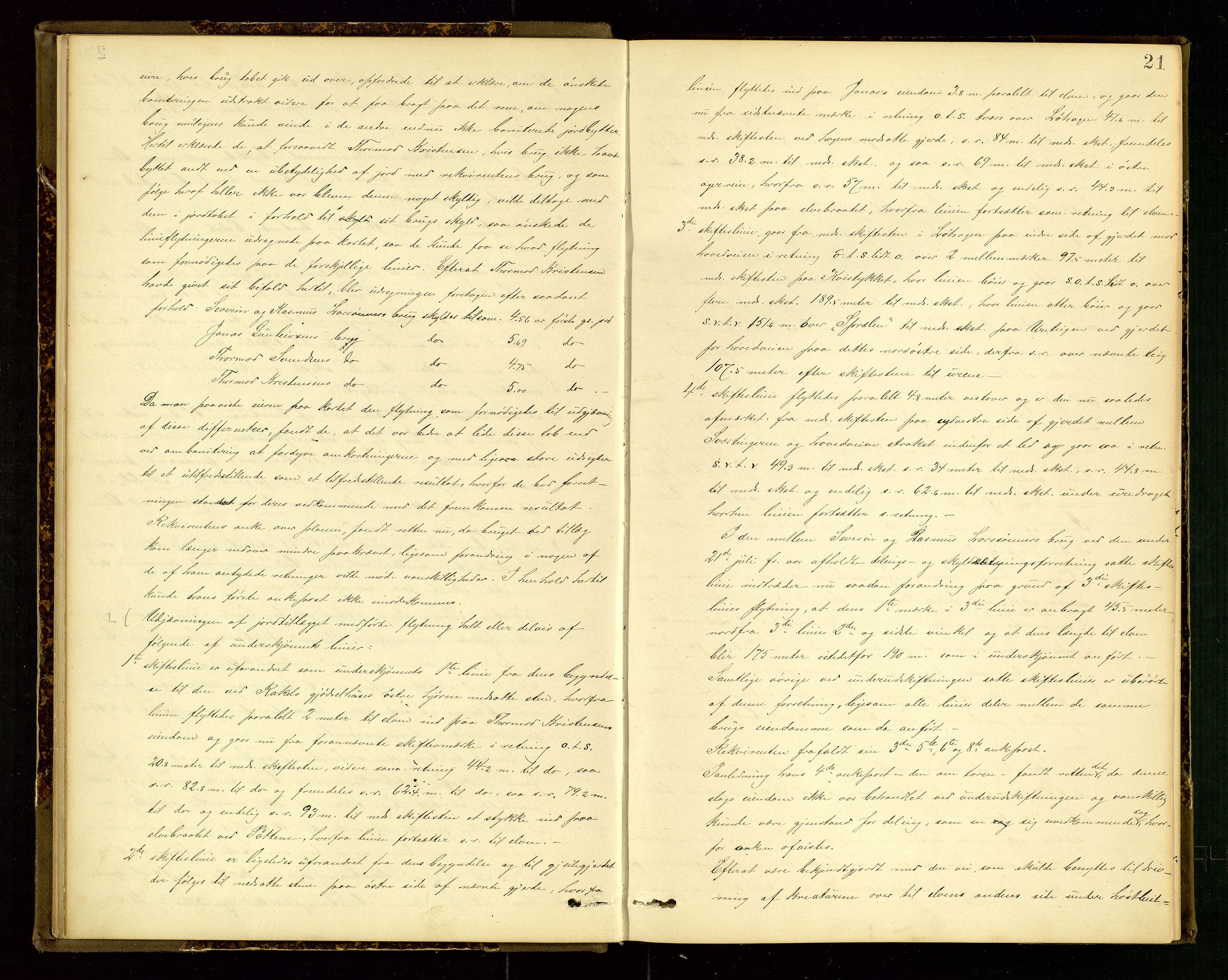 Rogaland jordskifterett, AV/SAST-A-102426/Oa/L0056: Forhandlingsprotokoll, 1884-1908, p. 21