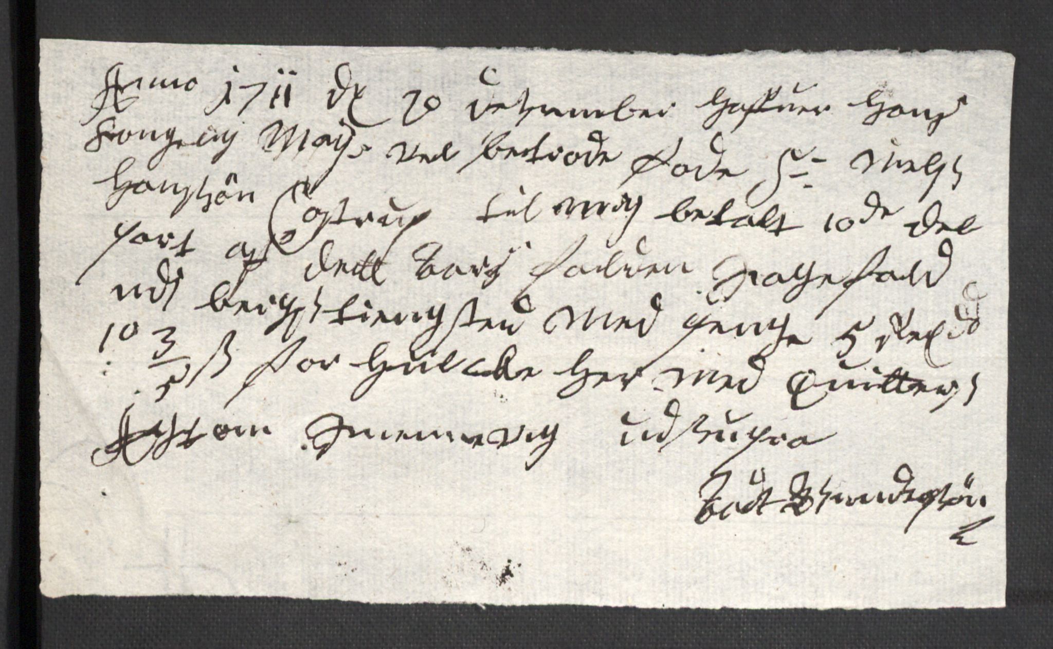 Rentekammeret inntil 1814, Reviderte regnskaper, Fogderegnskap, RA/EA-4092/R43/L2554: Fogderegnskap Lista og Mandal, 1711, p. 166