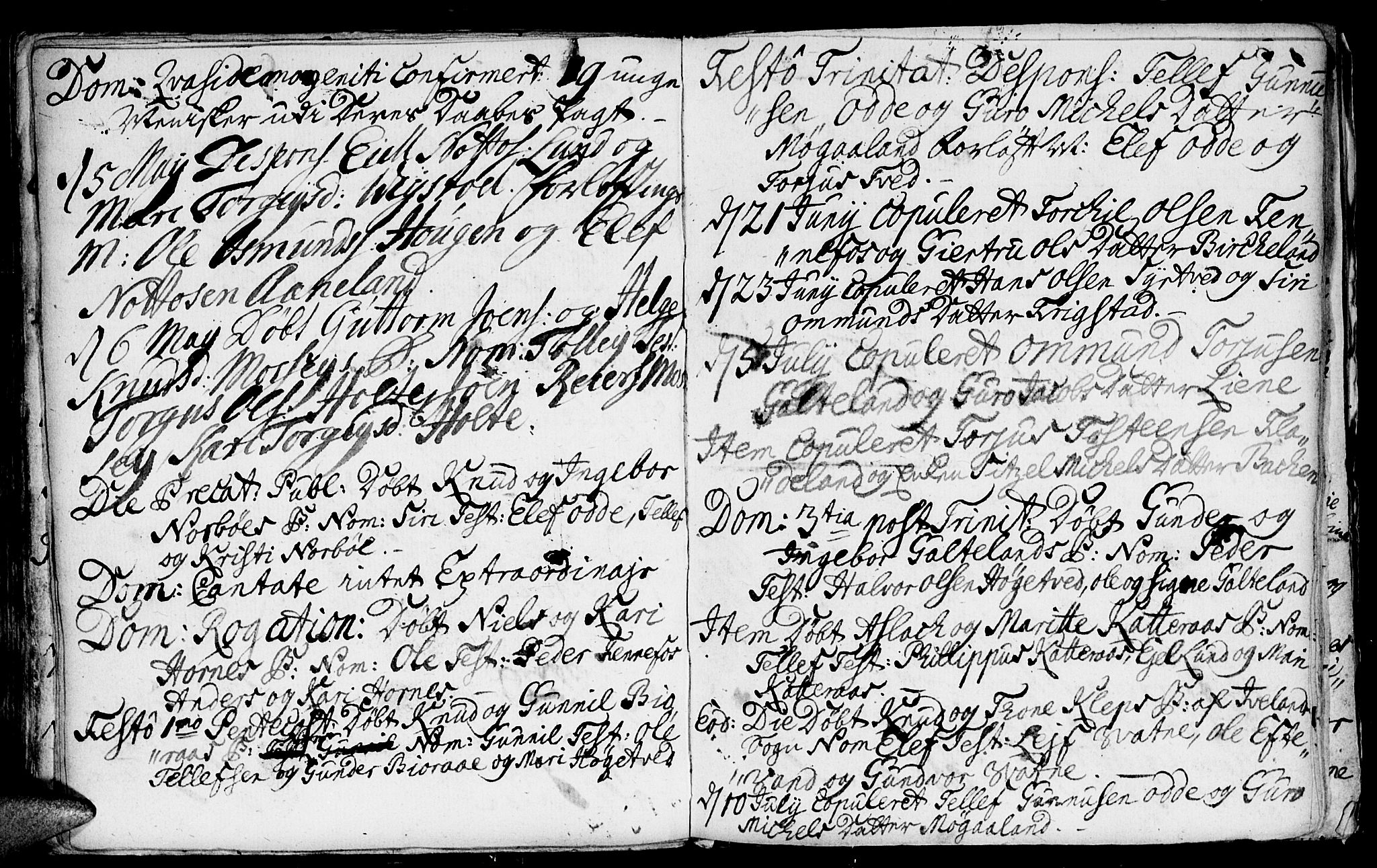 Evje sokneprestkontor, SAK/1111-0008/F/Fa/Faa/L0001: Parish register (official) no. A 1, 1705-1760, p. 140