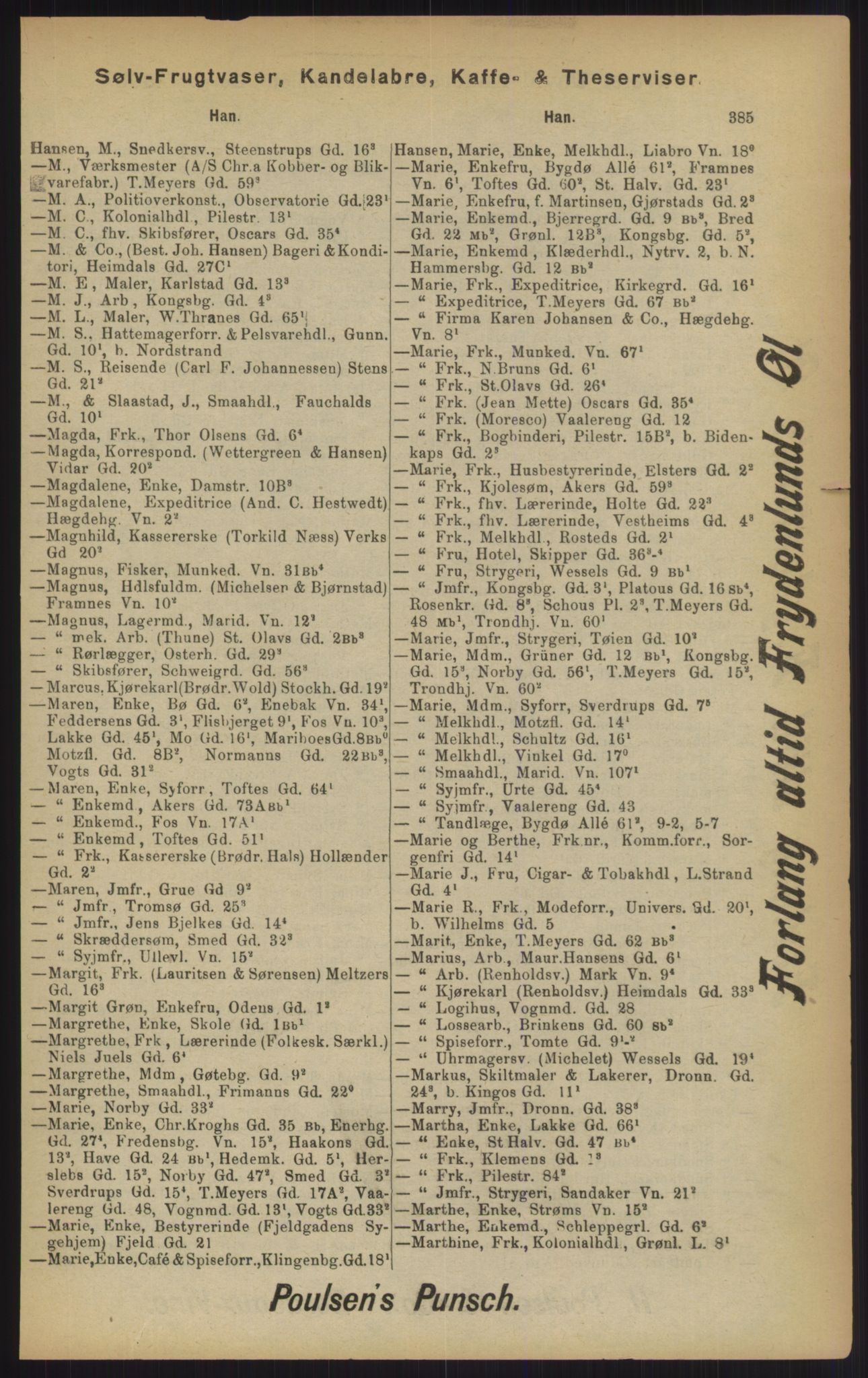 Kristiania/Oslo adressebok, PUBL/-, 1902, p. 385