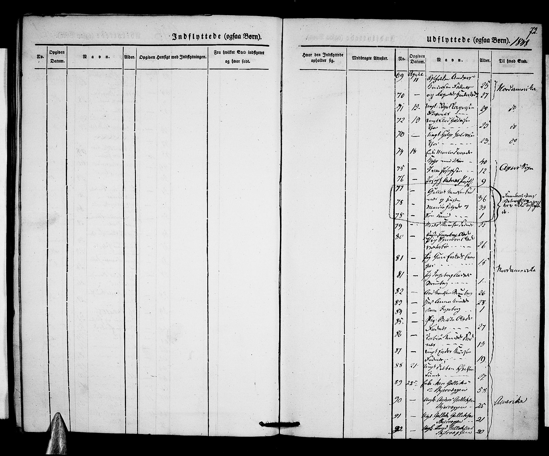 Voss sokneprestembete, AV/SAB-A-79001/H/Haa: Parish register (official) no. A 15, 1845-1855, p. 72