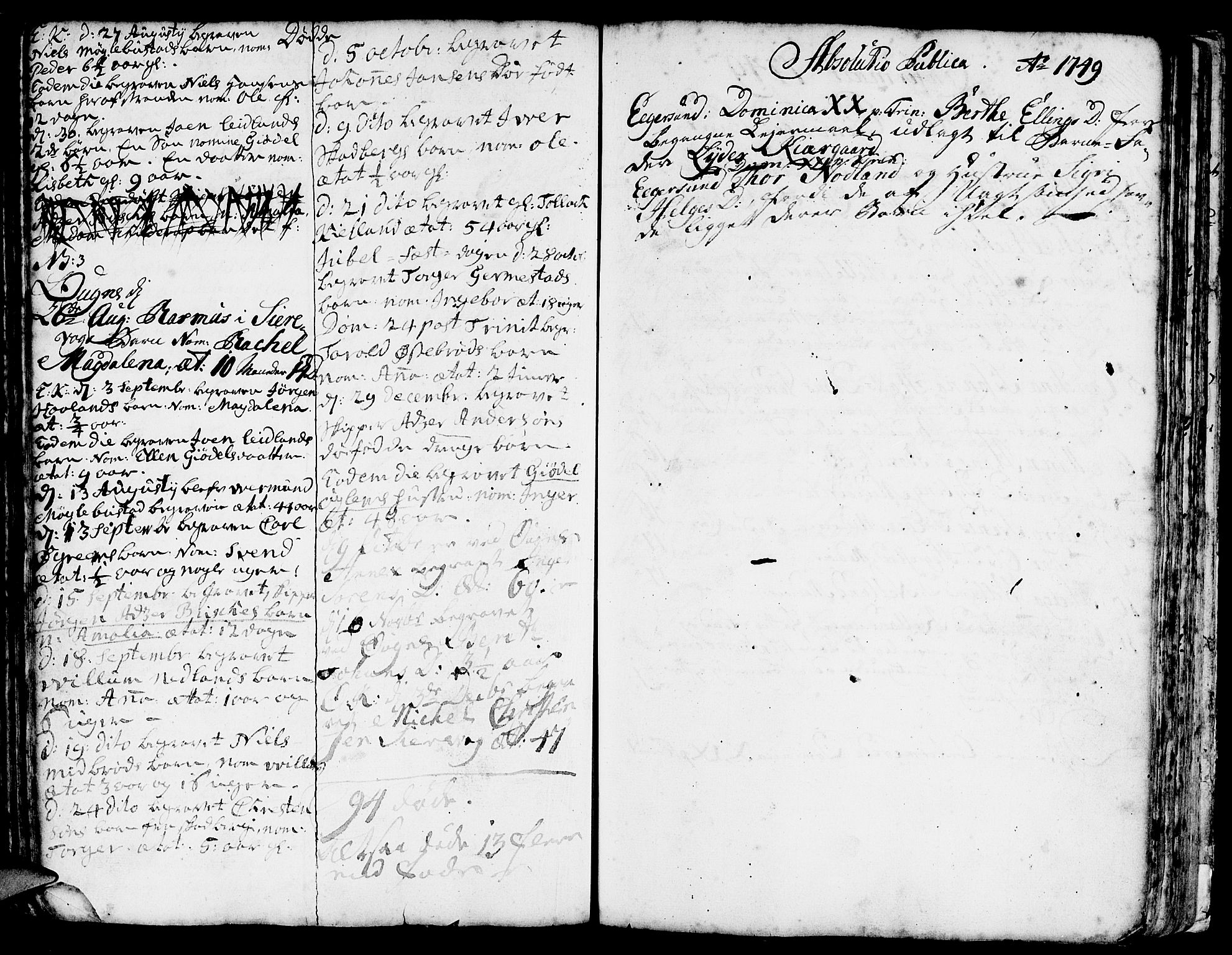 Eigersund sokneprestkontor, AV/SAST-A-101807/S08/L0002: Parish register (official) no. A 2, 1720-1757