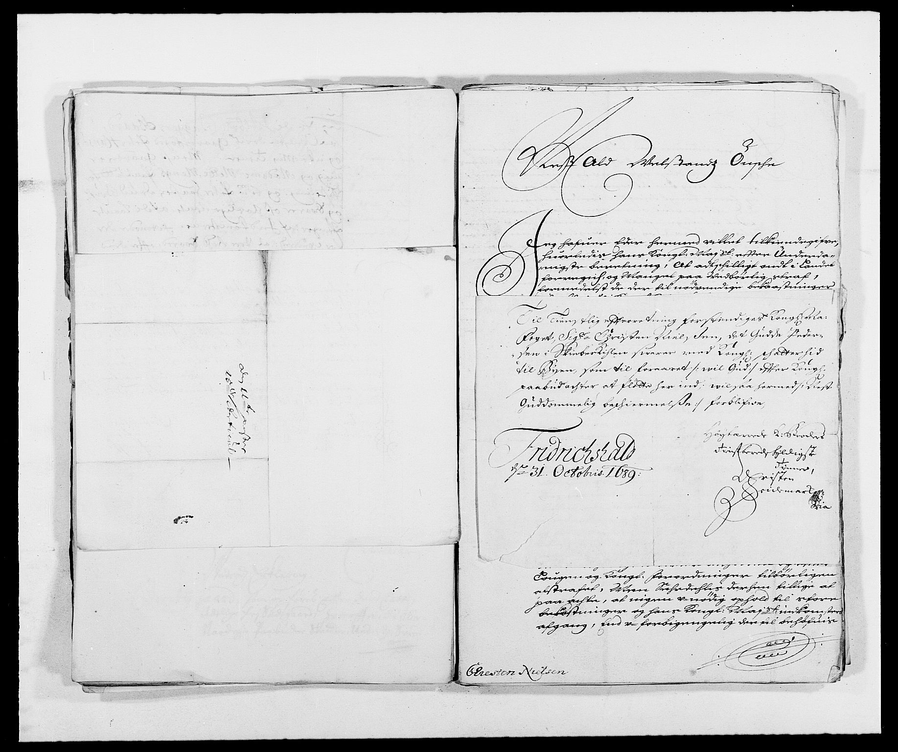 Rentekammeret inntil 1814, Reviderte regnskaper, Fogderegnskap, AV/RA-EA-4092/R01/L0009: Fogderegnskap Idd og Marker, 1689, p. 288