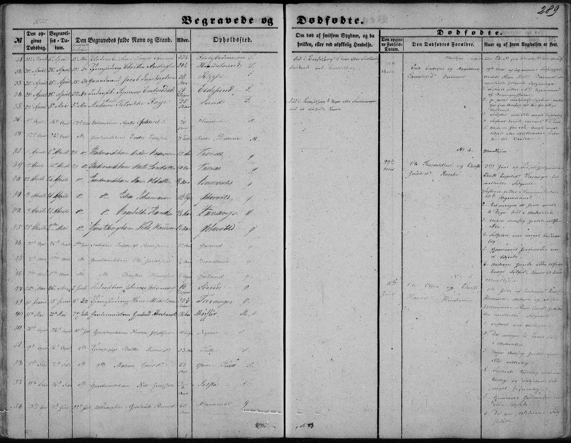 Sund sokneprestembete, AV/SAB-A-99930: Parish register (official) no. A 14, 1850-1866, p. 289