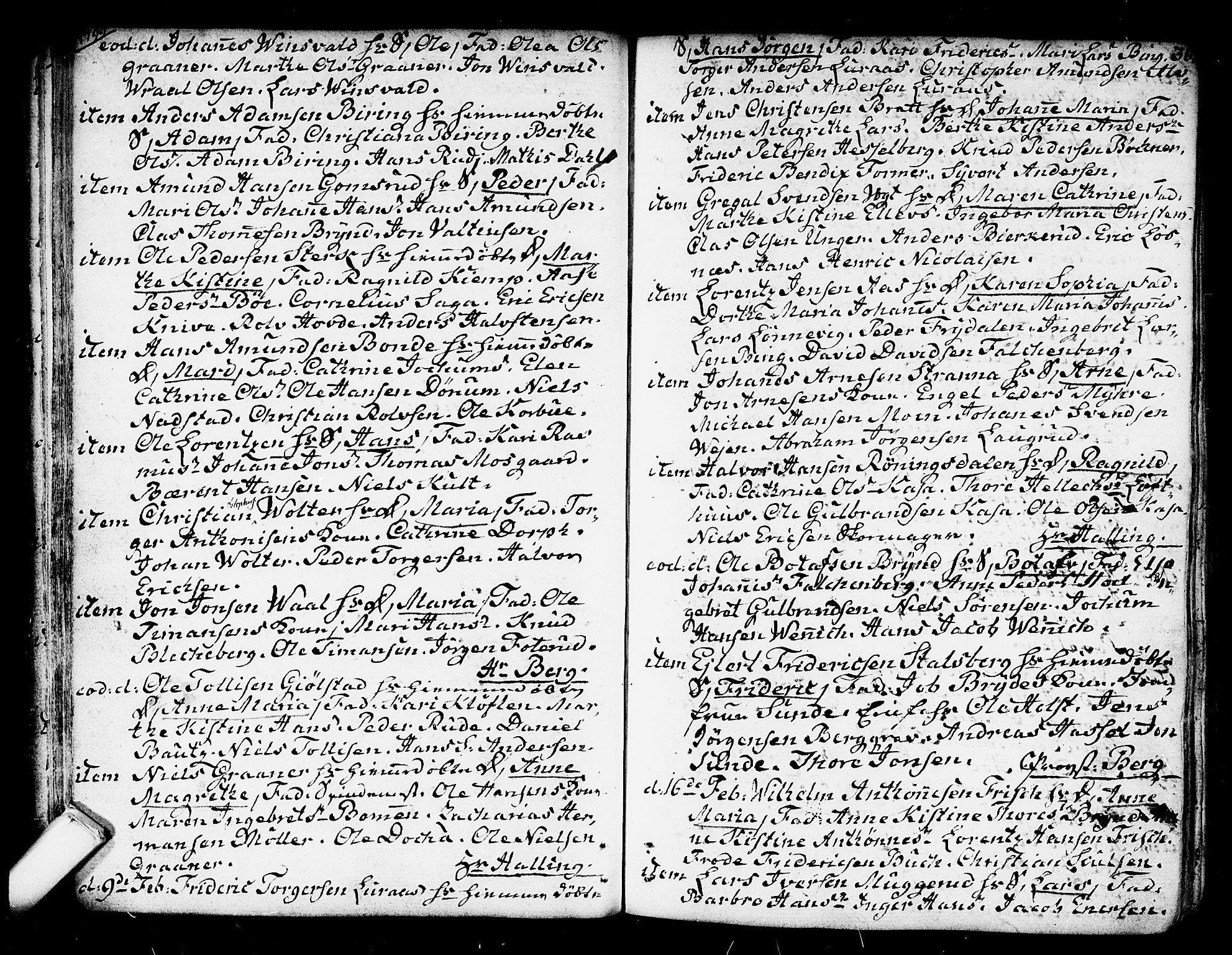 Kongsberg kirkebøker, SAKO/A-22/F/Fa/L0007: Parish register (official) no. I 7, 1795-1816, p. 30