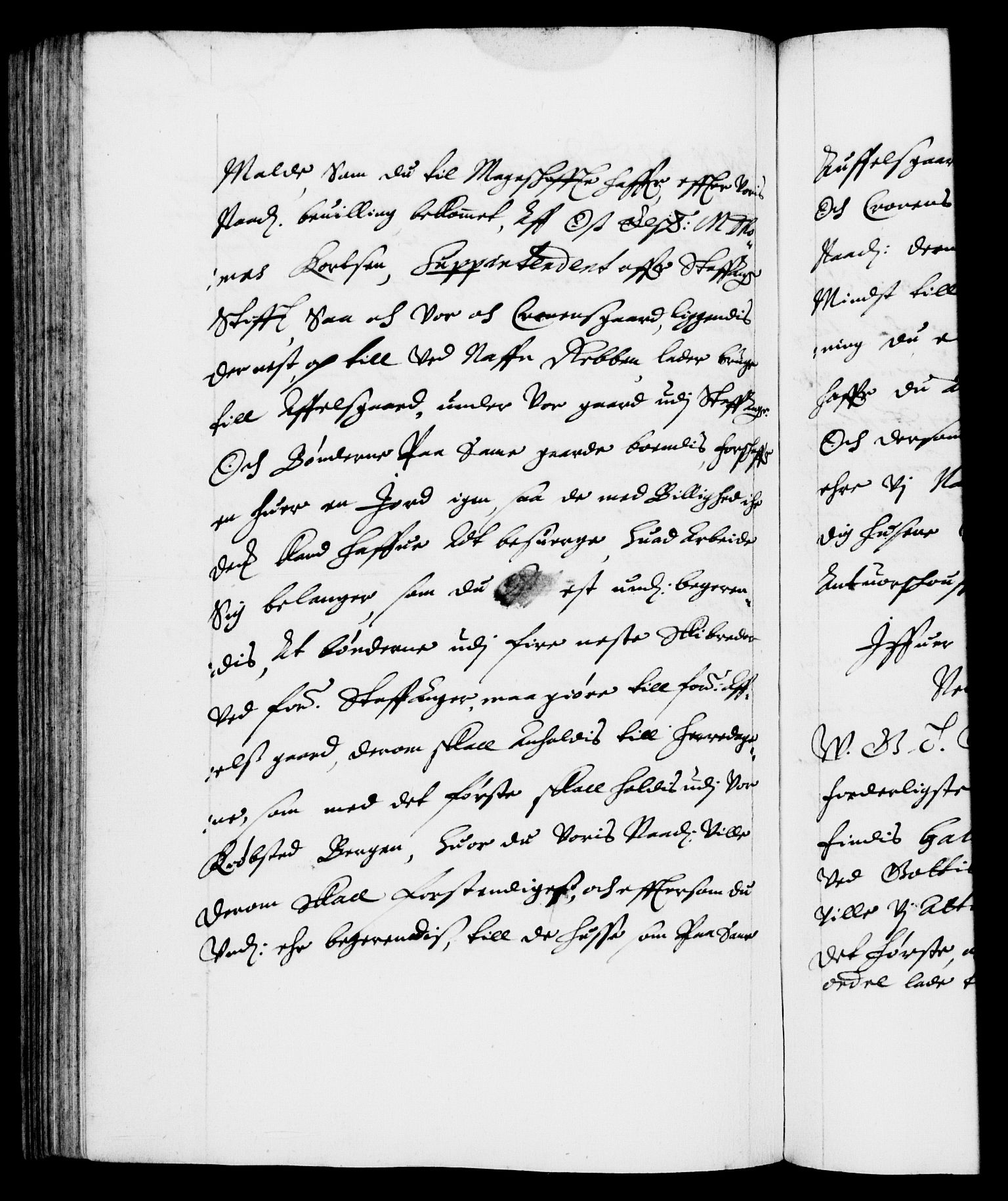 Danske Kanselli 1572-1799, AV/RA-EA-3023/F/Fc/Fca/Fcab/L0006: Norske tegnelser (mikrofilm), 1634-1639, p. 253b