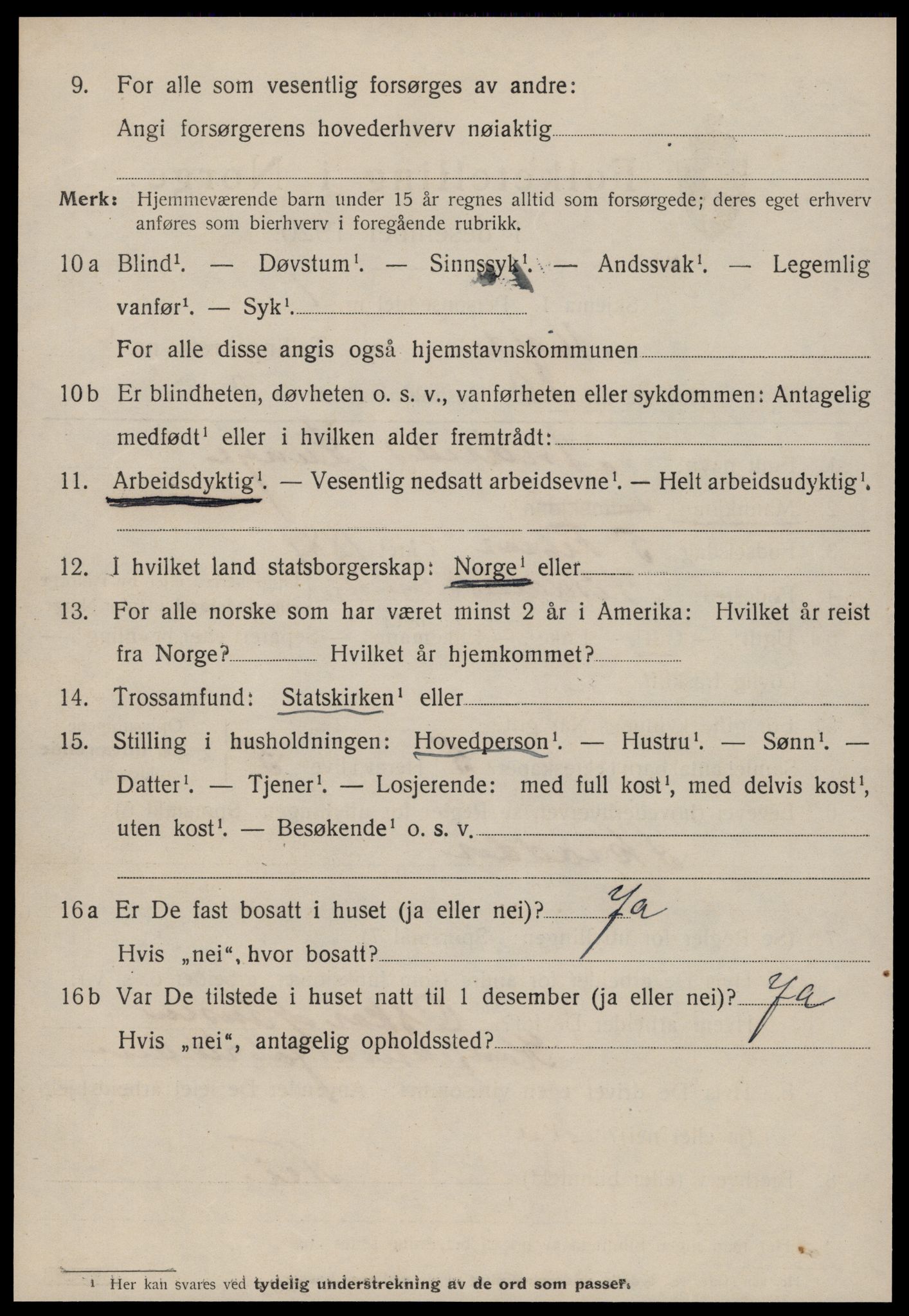 SAT, 1920 census for Molde, 1920, p. 5574