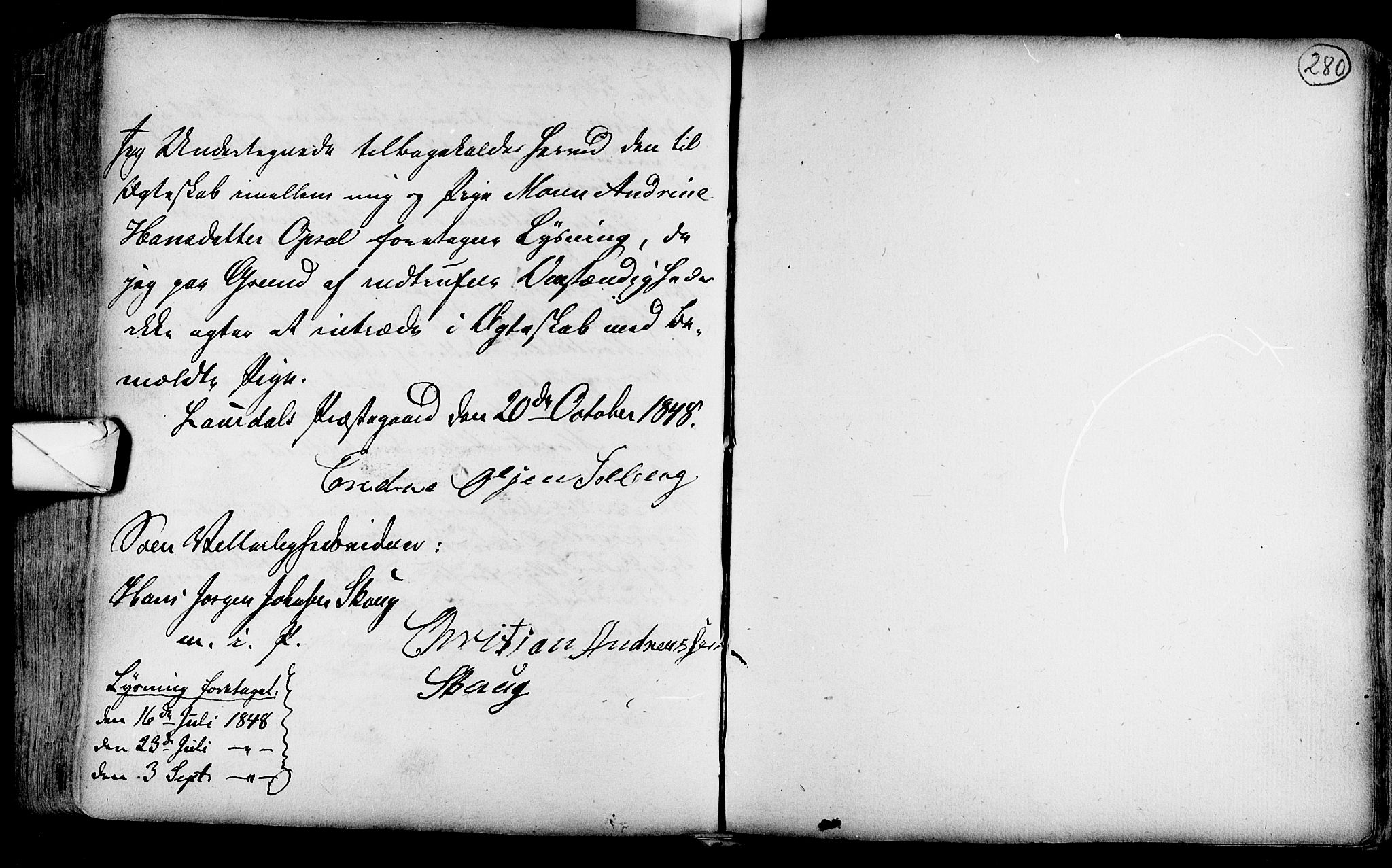 Lardal kirkebøker, SAKO/A-350/F/Fa/L0004: Parish register (official) no. i 4, 1733-1815, p. 280