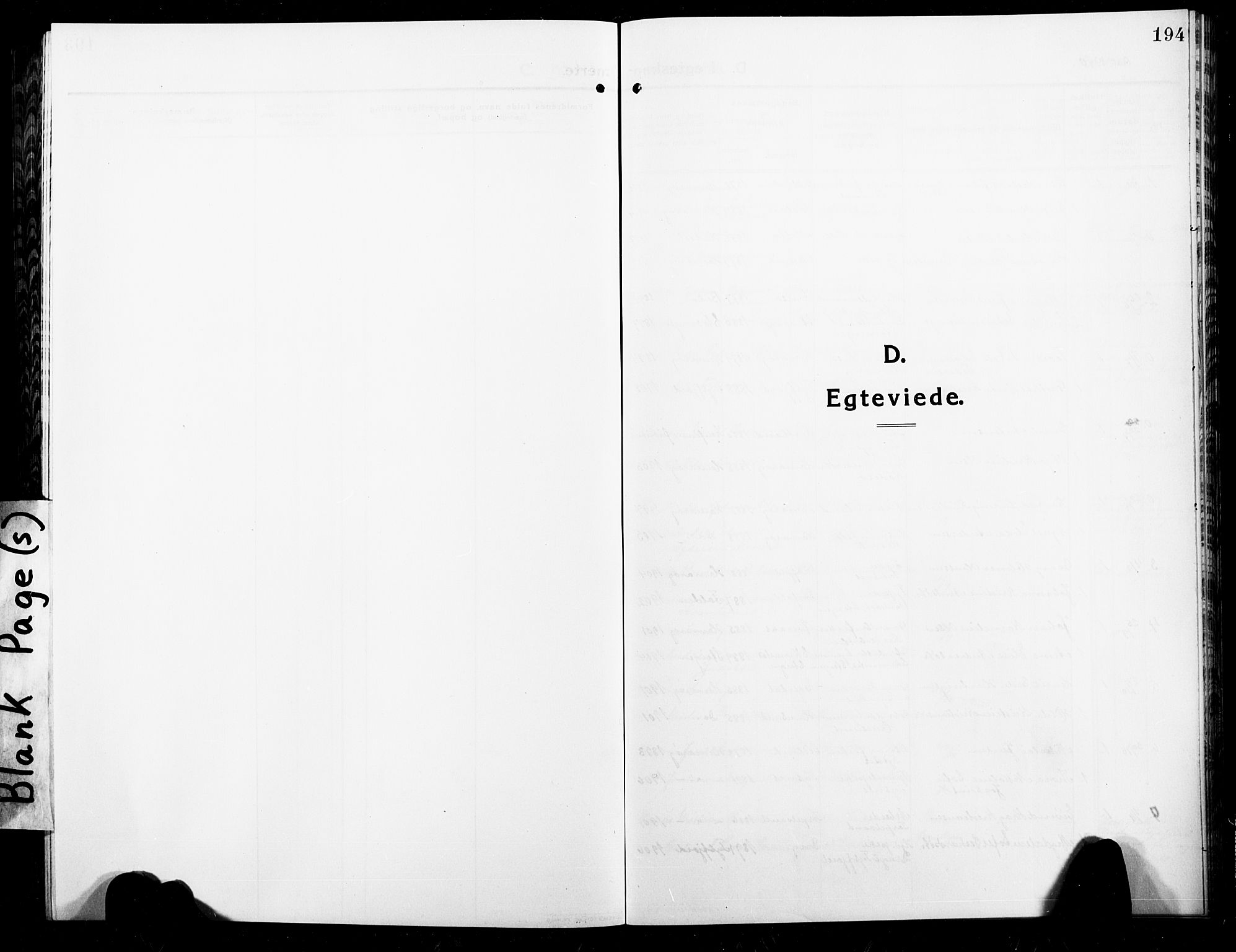 Ministerialprotokoller, klokkerbøker og fødselsregistre - Nordland, SAT/A-1459/859/L0861: Parish register (copy) no. 859C07, 1910-1925, p. 194