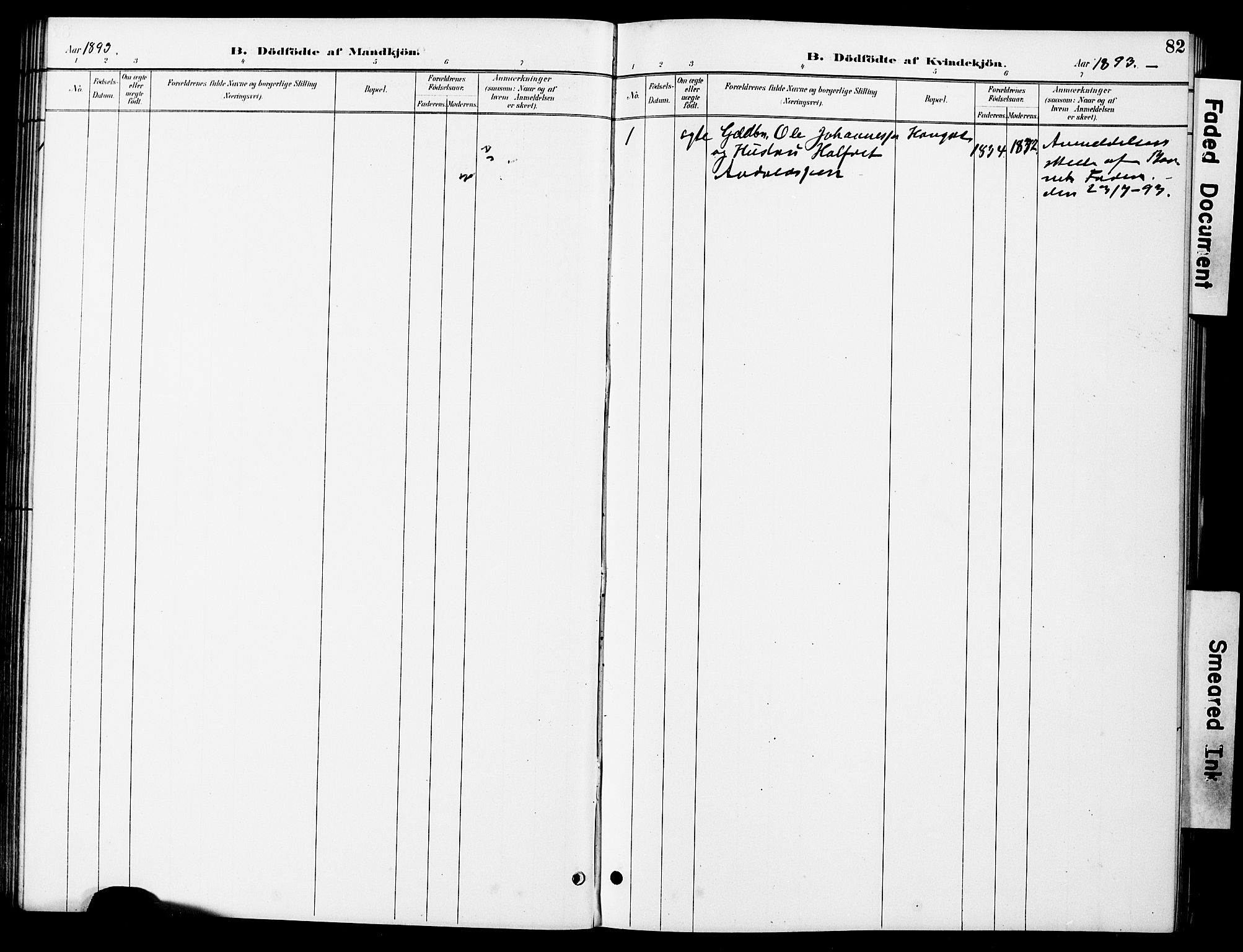 Ministerialprotokoller, klokkerbøker og fødselsregistre - Nordland, AV/SAT-A-1459/899/L1448: Parish register (copy) no. 899C03, 1887-1902, p. 82